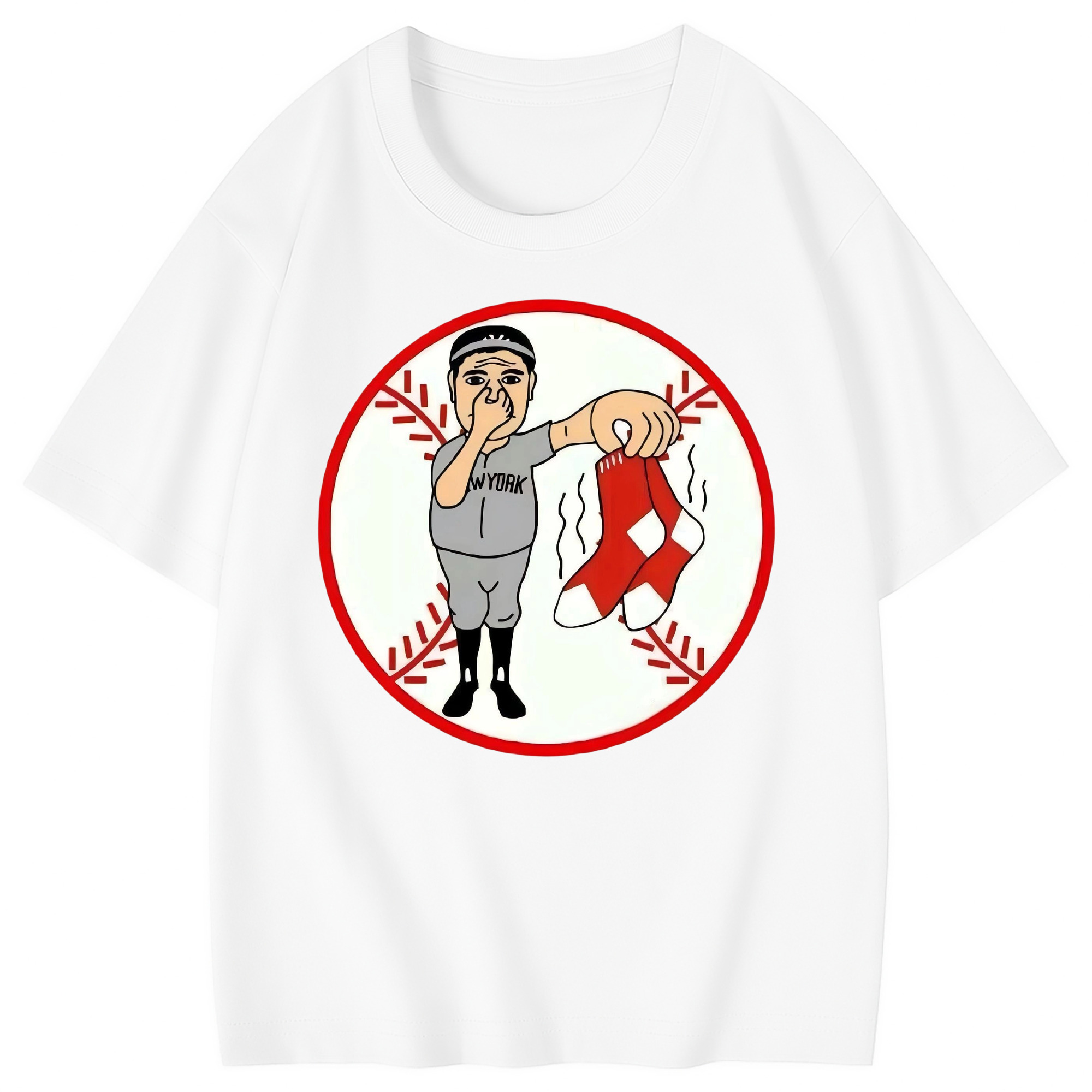 New York Yankees Duty Red Sox Combed Cotton Kids T-Shirt 180g With Front Heat Transfer Print – Soft, Lightweight, Side-Seamed Design – Stylish And Comfortable Casual Wear For Everyday Activities