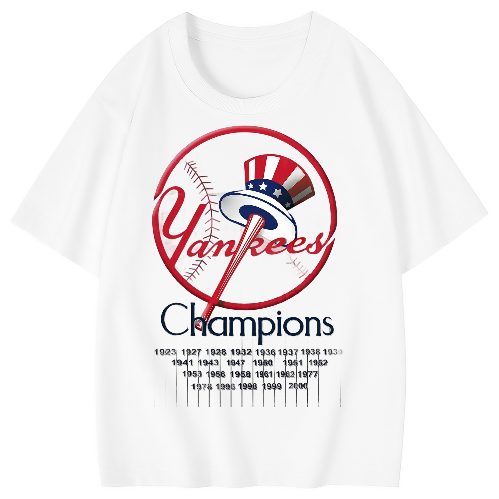 New York Yankees 56 Combed Cotton Kids T-Shirt 180g With Front Heat Transfer Print – Soft, Lightweight, Side-Seamed Design – Stylish And Comfortable Casual Wear For Everyday Activities