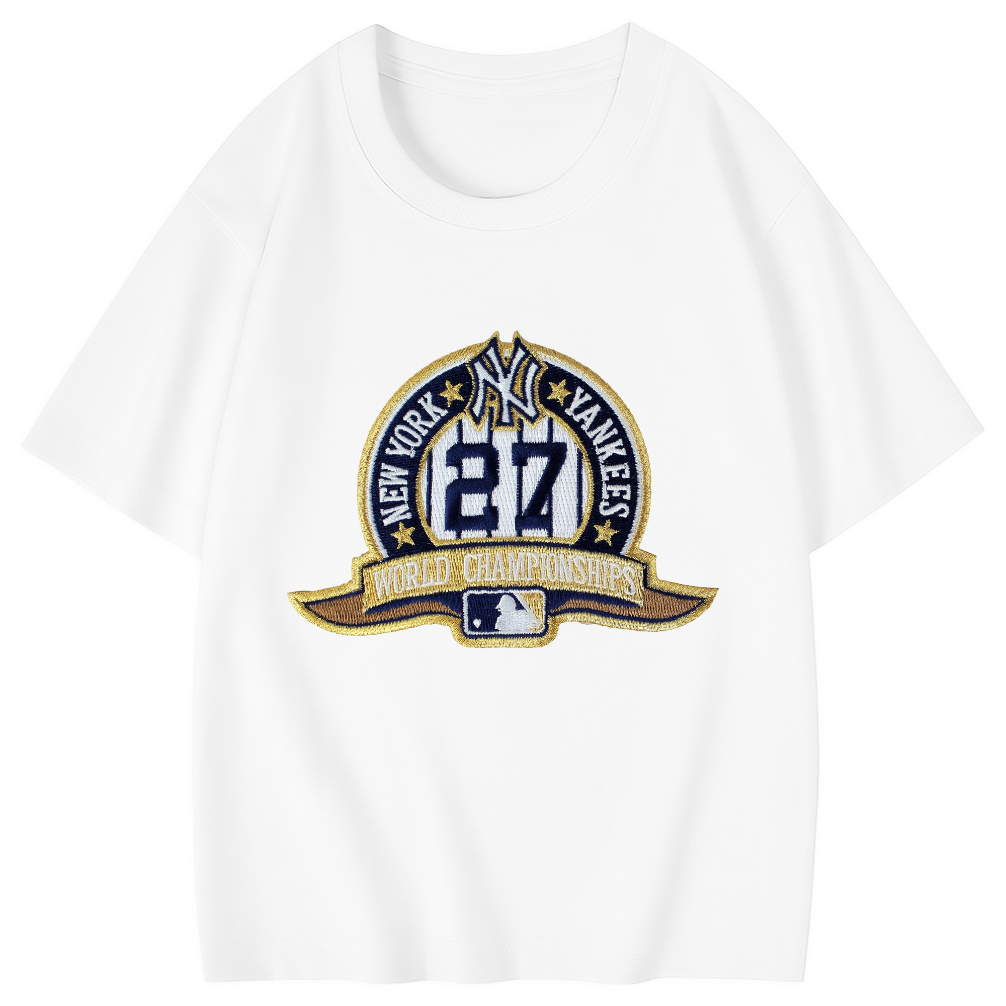 New York Yankees 271 Combed Cotton Kids T-Shirt 180g With Front Heat Transfer Print – Soft, Lightweight, Side-Seamed Design – Stylish And Comfortable Casual Wear For Everyday Activities