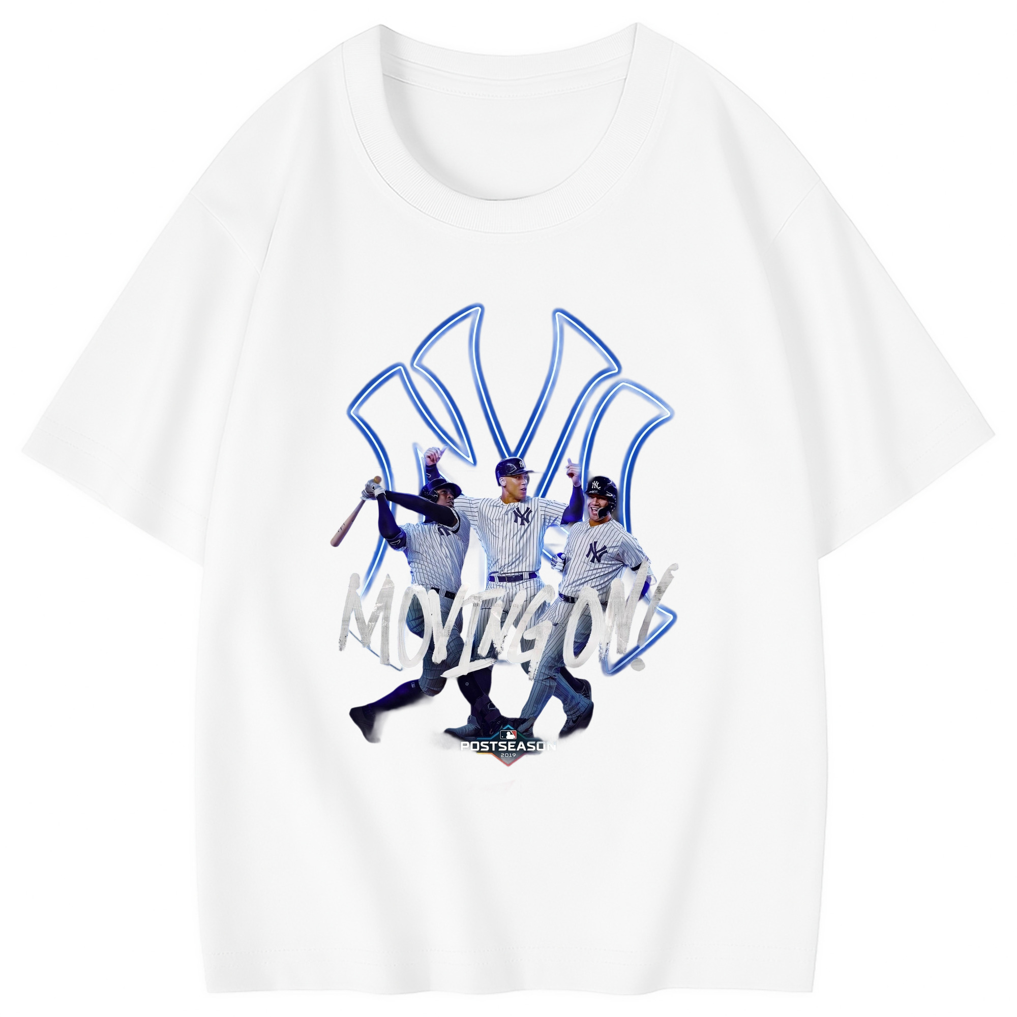 New York Yankees 280 Combed Cotton Kids T-Shirt 180g With Front Heat Transfer Print – Soft, Lightweight, Side-Seamed Design – Stylish And Comfortable Casual Wear For Everyday Activities