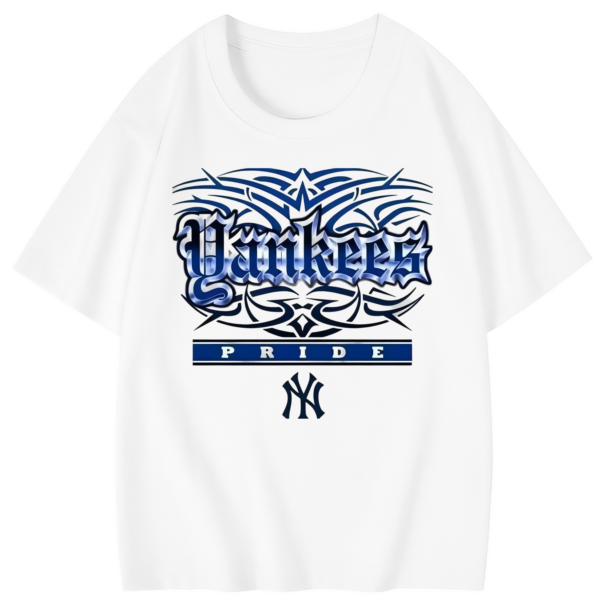 New York Yankees 278 Combed Cotton Kids T-Shirt 180g With Front Heat Transfer Print – Soft, Lightweight, Side-Seamed Design – Stylish And Comfortable Casual Wear For Everyday Activities