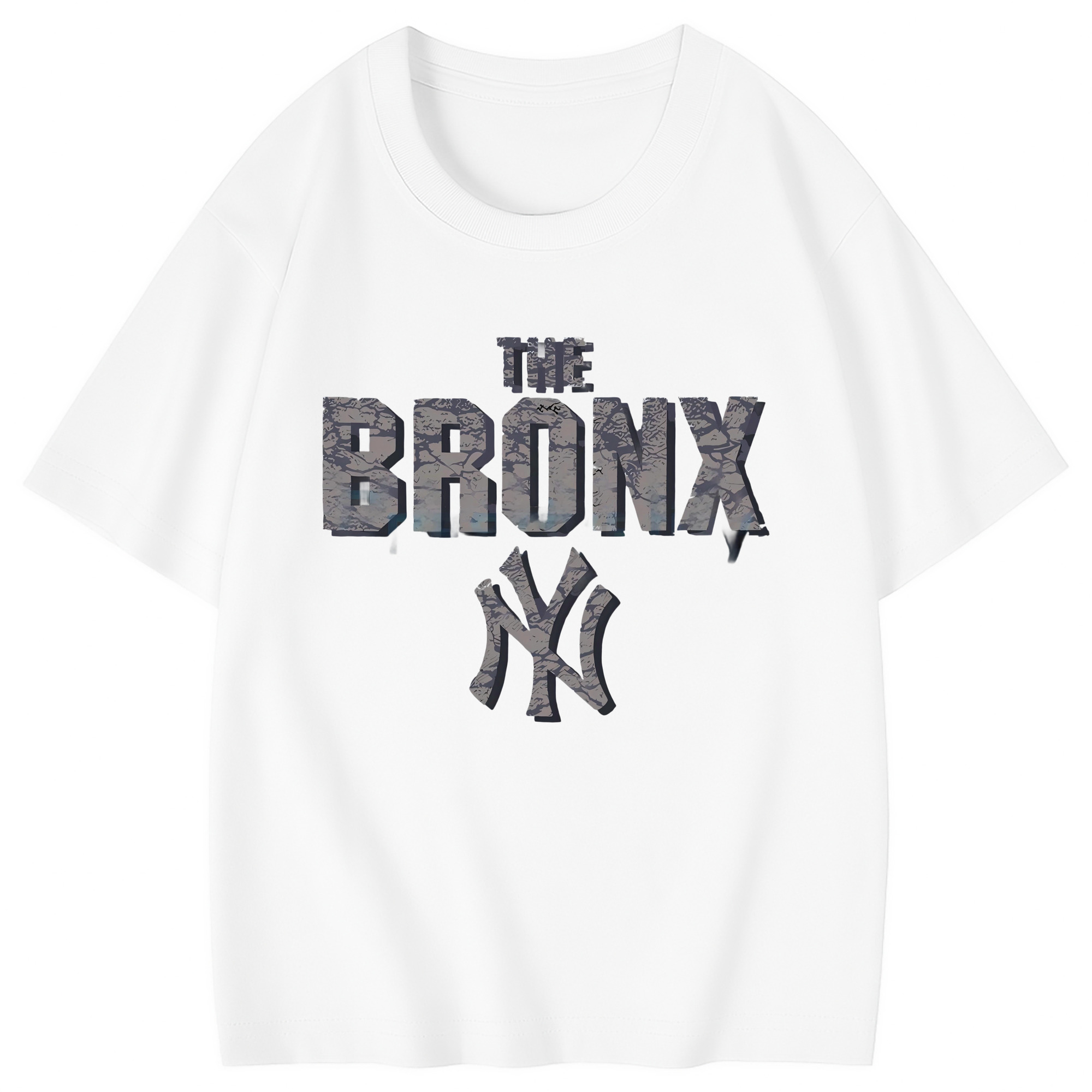 New York Yankees The Bronx Combed Cotton Kids T-Shirt 180g With Front Heat Transfer Print – Soft, Lightweight, Side-Seamed Design – Stylish And Comfortable Casual Wear For Everyday Activities