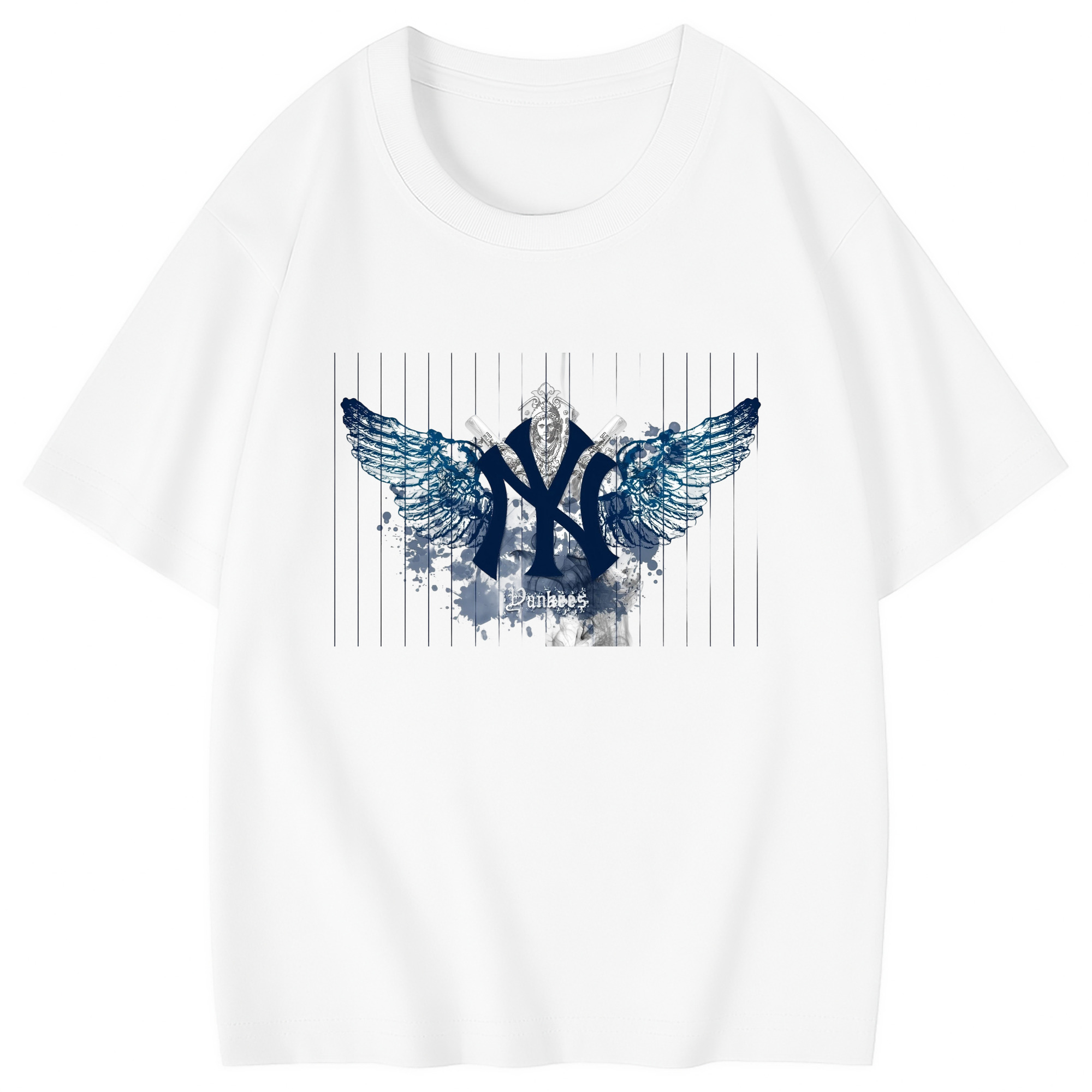 New York Yankees 293 Combed Cotton Kids T-Shirt 180g With Front Heat Transfer Print – Soft, Lightweight, Side-Seamed Design – Stylish And Comfortable Casual Wear For Everyday Activities