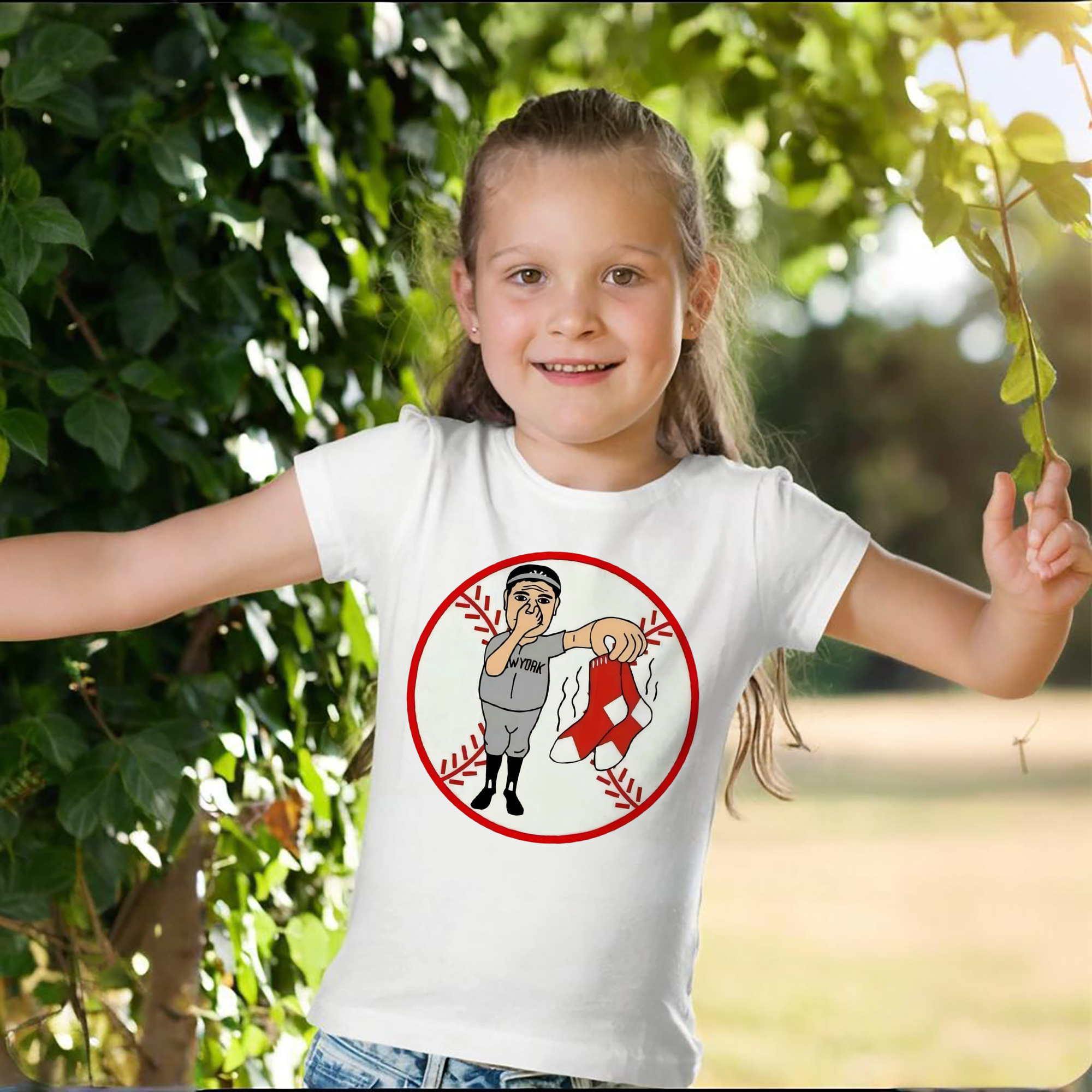 New York Yankees Duty Red Sox Combed Cotton Kids T-Shirt 180g With Front Heat Transfer Print – Soft, Lightweight, Side-Seamed Design – Stylish And Comfortable Casual Wear For Everyday Activities