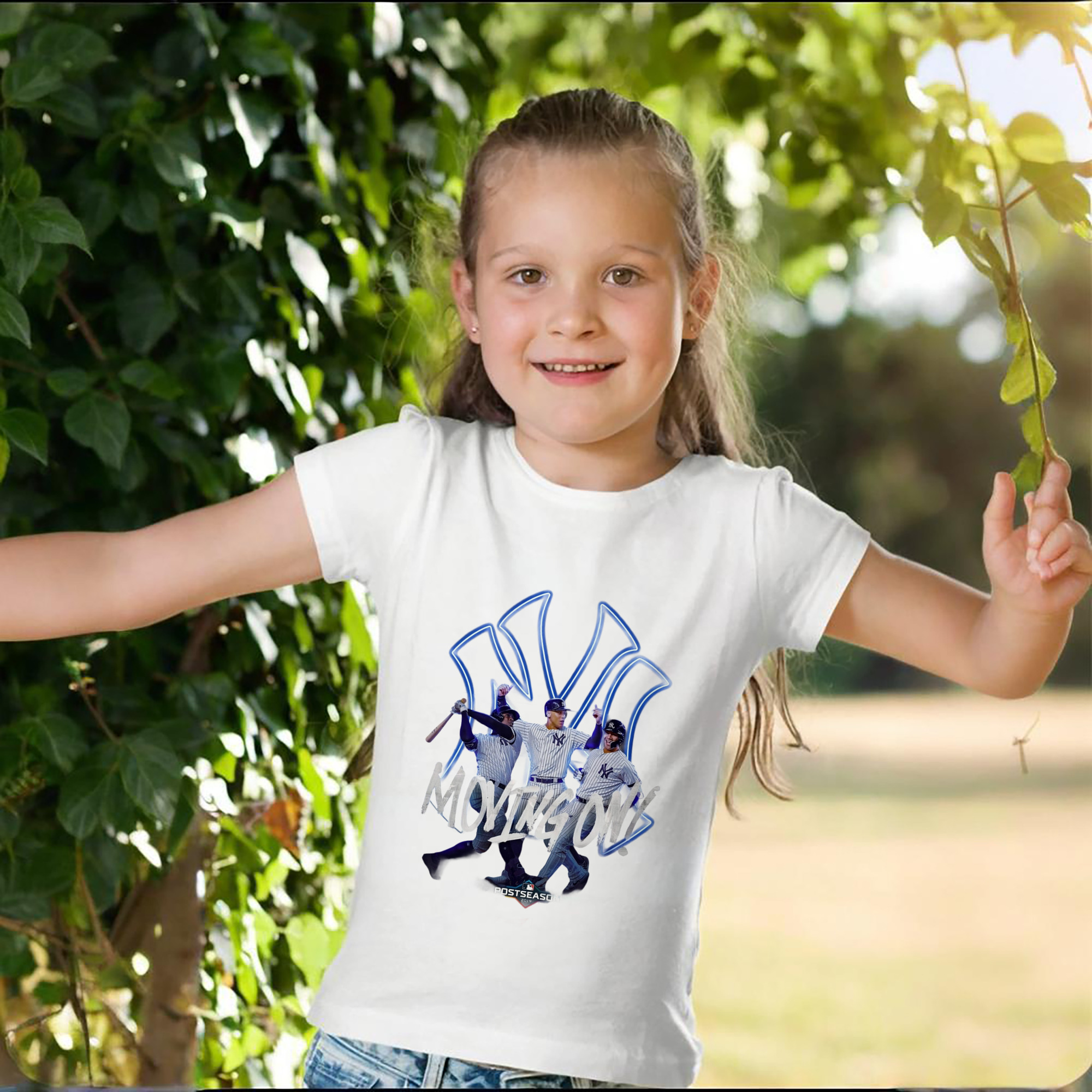 New York Yankees 280 Combed Cotton Kids T-Shirt 180g With Front Heat Transfer Print – Soft, Lightweight, Side-Seamed Design – Stylish And Comfortable Casual Wear For Everyday Activities