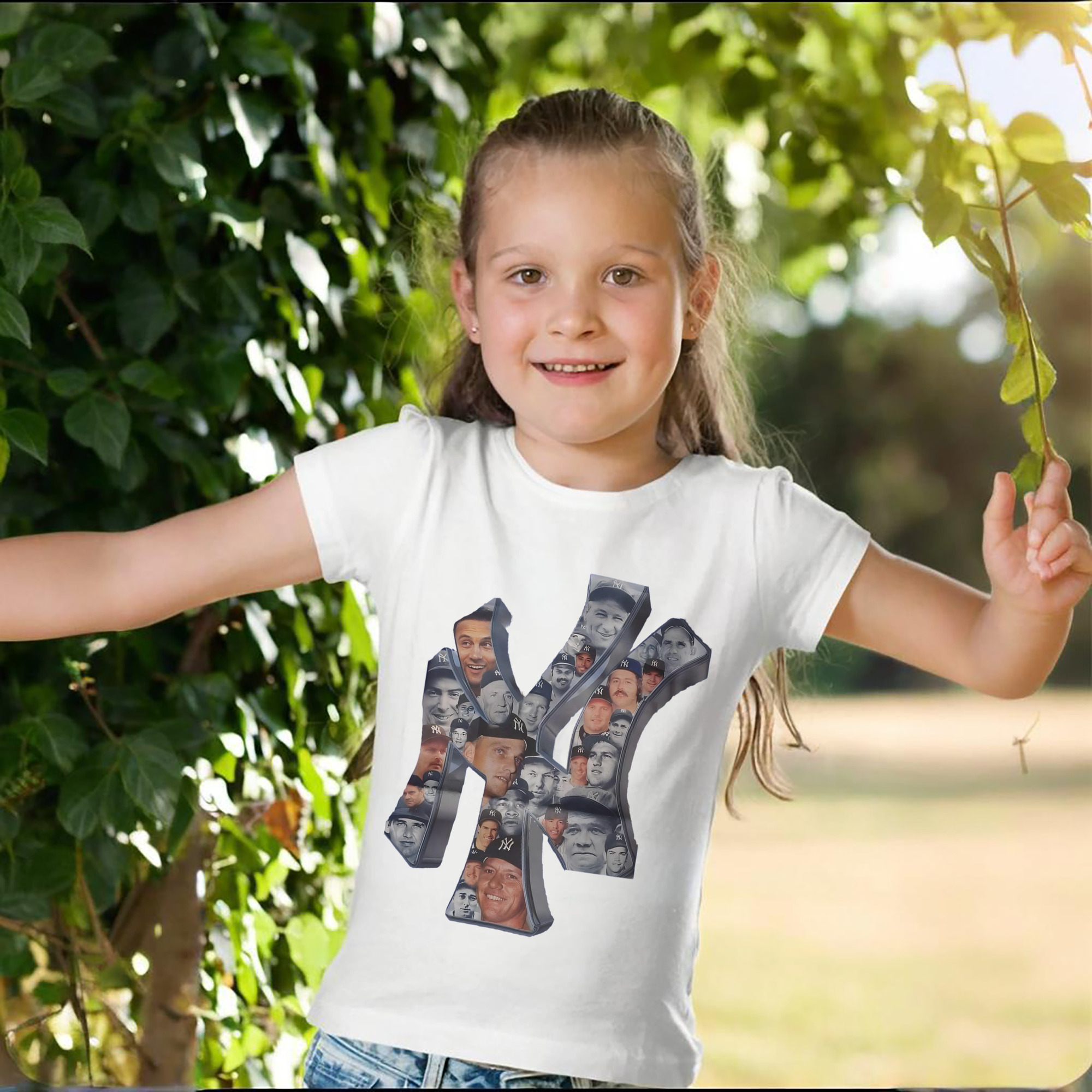 New York Yankees 279 Combed Cotton Kids T-Shirt 180g With Front Heat Transfer Print – Soft, Lightweight, Side-Seamed Design – Stylish And Comfortable Casual Wear For Everyday Activities