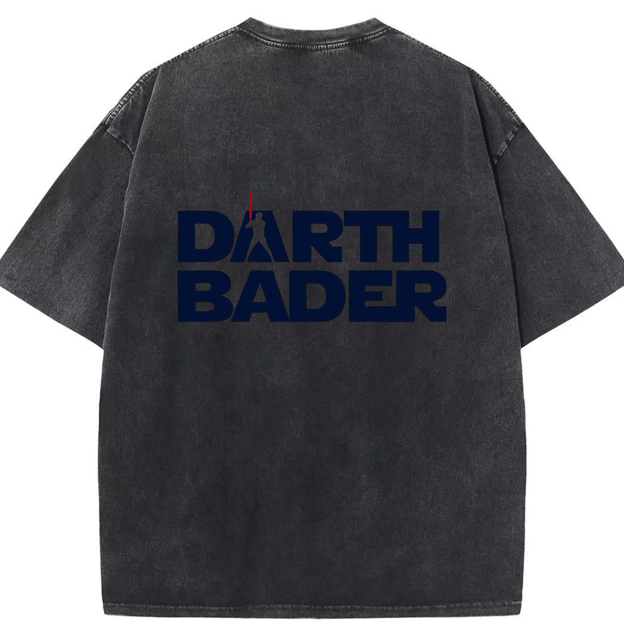 New York Yankees Harrison Bader Darth Bader Washed Vintage 230g Cotton Oversized T-Shirt With Back Heat Transfer Print – Soft, Lightweight & Stylish – Comfortable Casual Wear For Sports & Everyday Use
