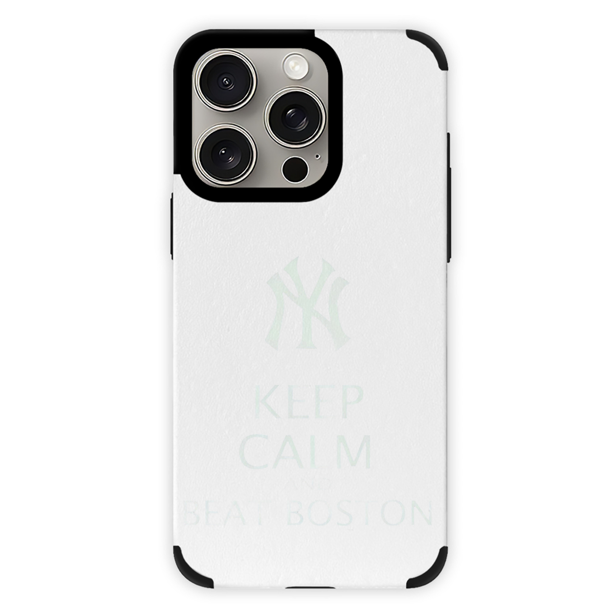 New York Yankees 26 IPhone 15 Pro Max PU Leather Case – Soft Lining, 360° Protection – Precise Fit, 3D Buttons, Easy Charging – Anti-Yellowing, Easy To Clean