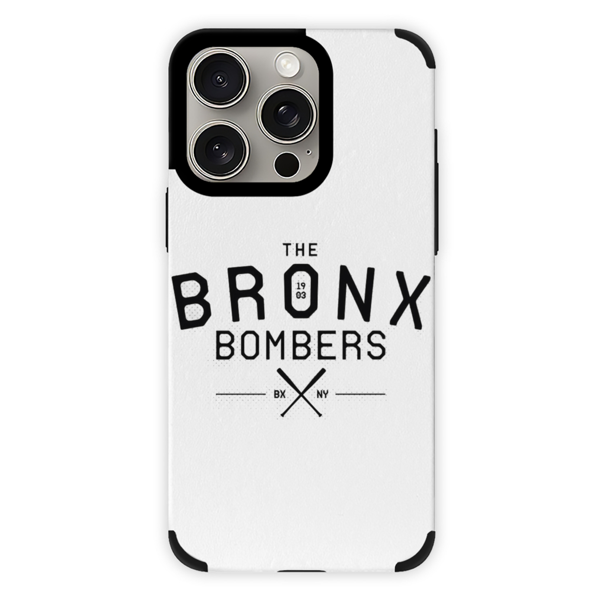 New York Yankees The Bronx Bombers 1903 IPhone 15 Pro Max PU Leather Case – Soft Lining, 360° Protection – Precise Fit, 3D Buttons, Easy Charging – Anti-Yellowing, Easy To Clean