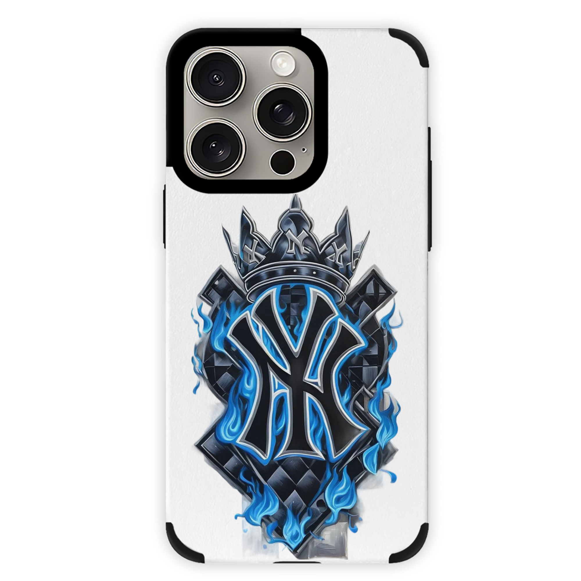 New York Yankees 285 IPhone 15 Pro Max PU Leather Case – Soft Lining, 360° Protection – Precise Fit, 3D Buttons, Easy Charging – Anti-Yellowing, Easy To Clean
