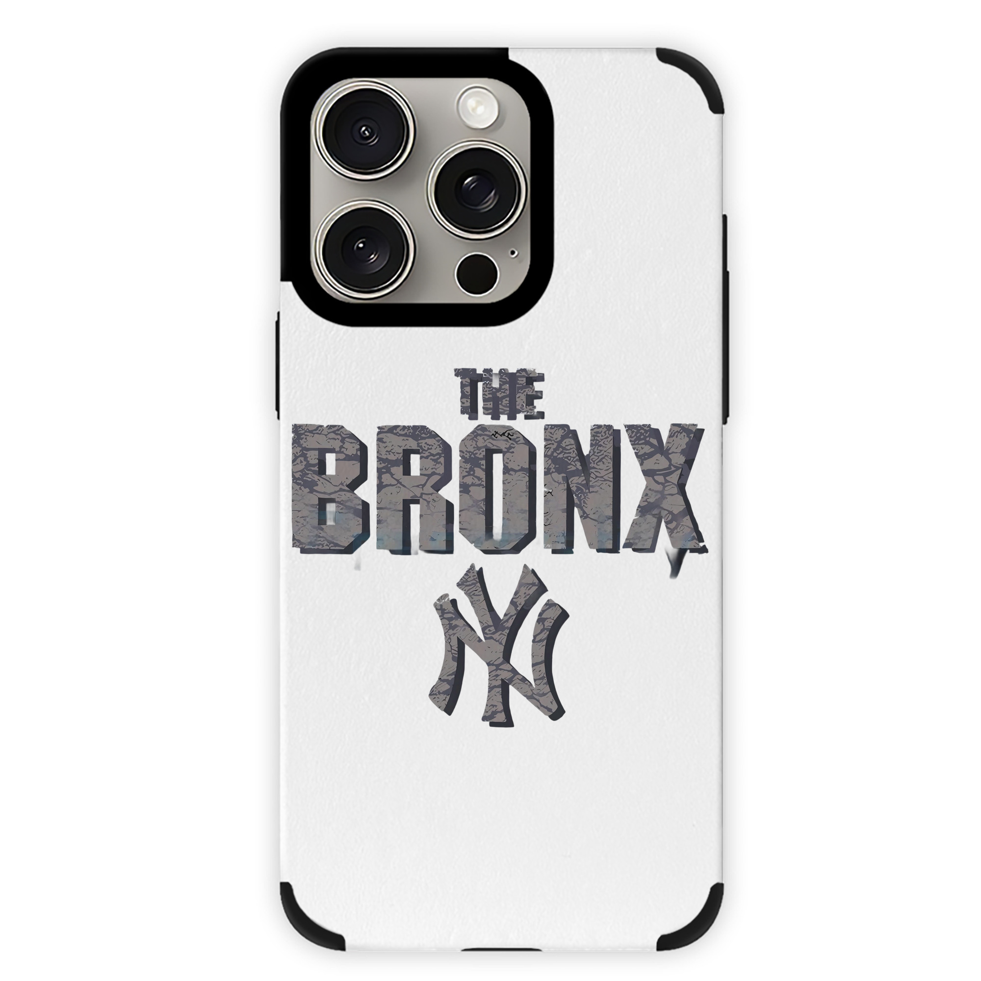 New York Yankees The Bronx IPhone 15 Pro Max PU Leather Case – Soft Lining, 360° Protection – Precise Fit, 3D Buttons, Easy Charging – Anti-Yellowing, Easy To Clean