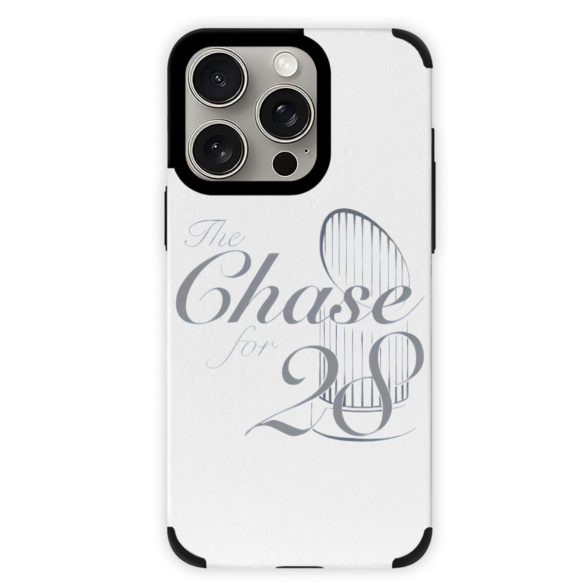 New York Yankees The Chase for 28 IPhone 15 Pro Max PU Leather Case – Soft Lining, 360° Protection – Precise Fit, 3D Buttons, Easy Charging – Anti-Yellowing, Easy To Clean