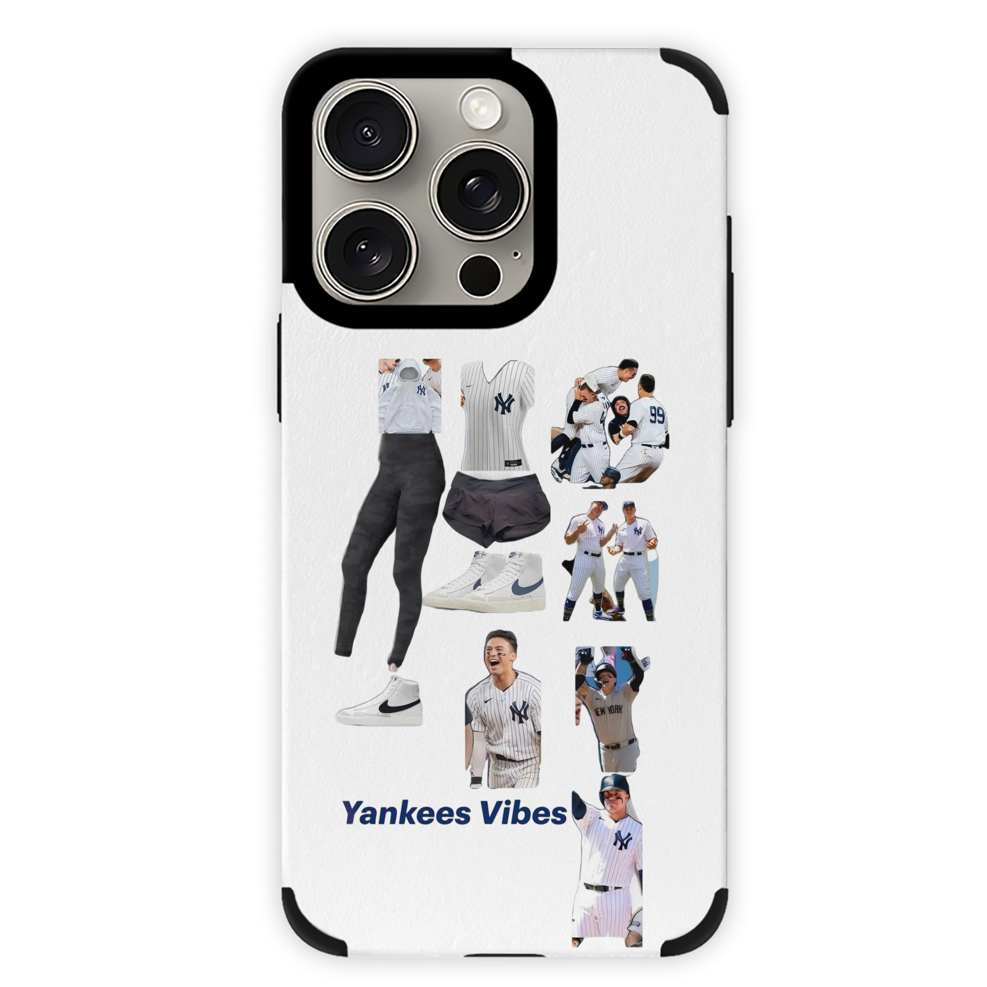 New York Yankees 282 IPhone 15 Pro Max PU Leather Case – Soft Lining, 360° Protection – Precise Fit, 3D Buttons, Easy Charging – Anti-Yellowing, Easy To Clean