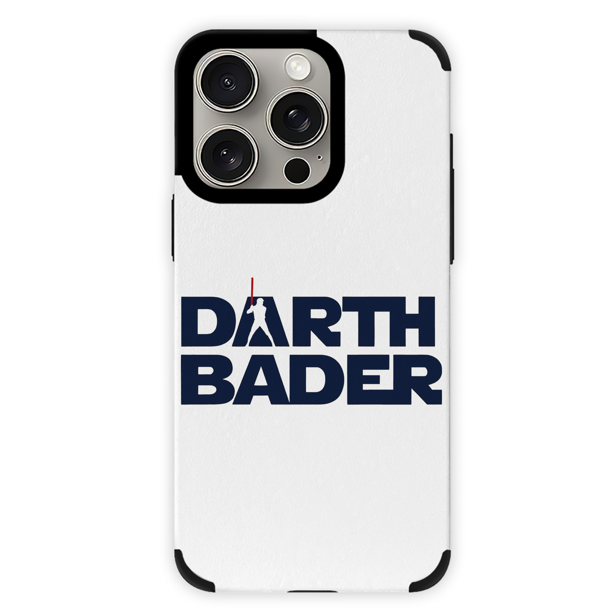 New York Yankees Harrison Bader Darth Bader IPhone 15 Pro Max PU Leather Case – Soft Lining, 360° Protection – Precise Fit, 3D Buttons, Easy Charging – Anti-Yellowing, Easy To Clean