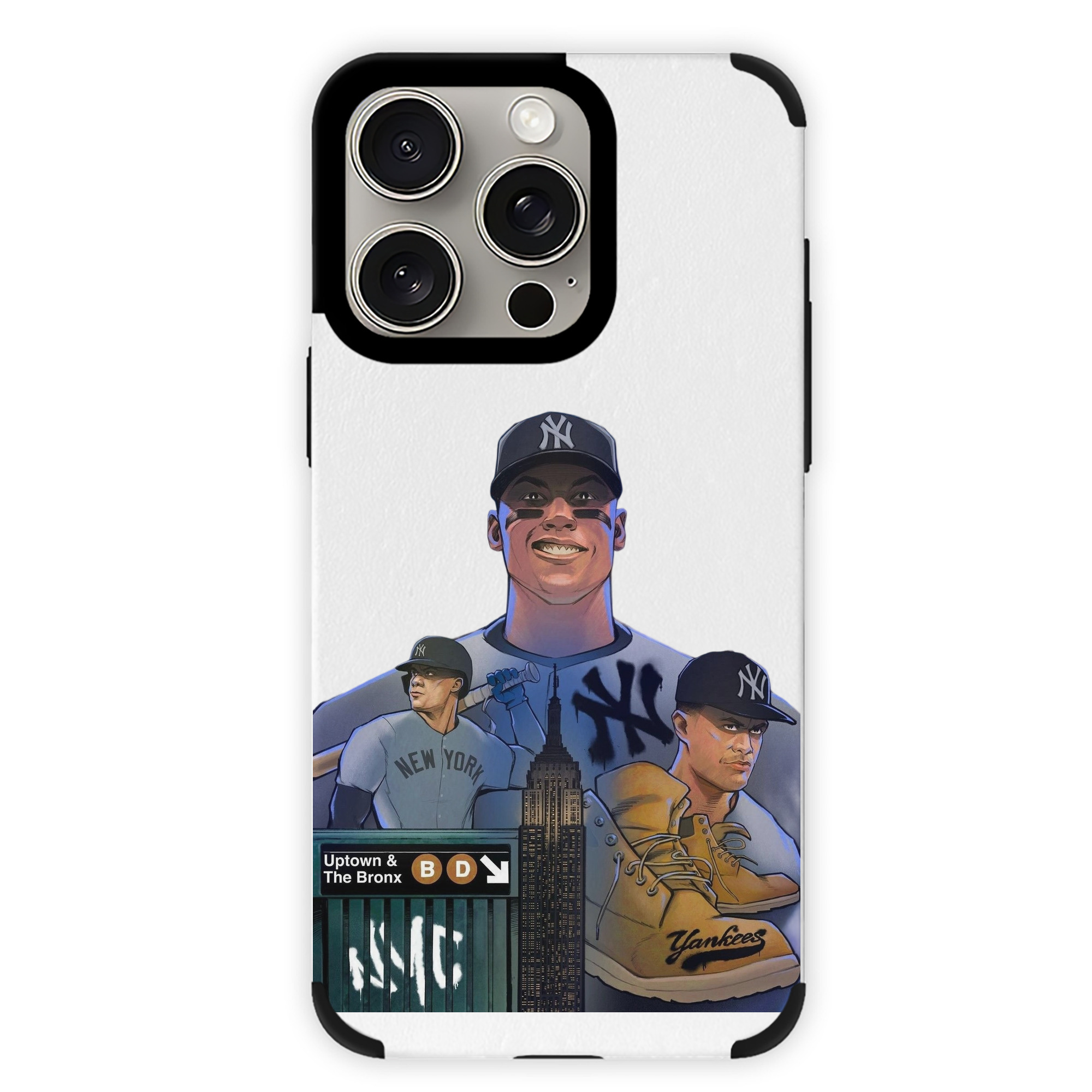 New York Yankees 273 IPhone 15 Pro Max PU Leather Case – Soft Lining, 360° Protection – Precise Fit, 3D Buttons, Easy Charging – Anti-Yellowing, Easy To Clean
