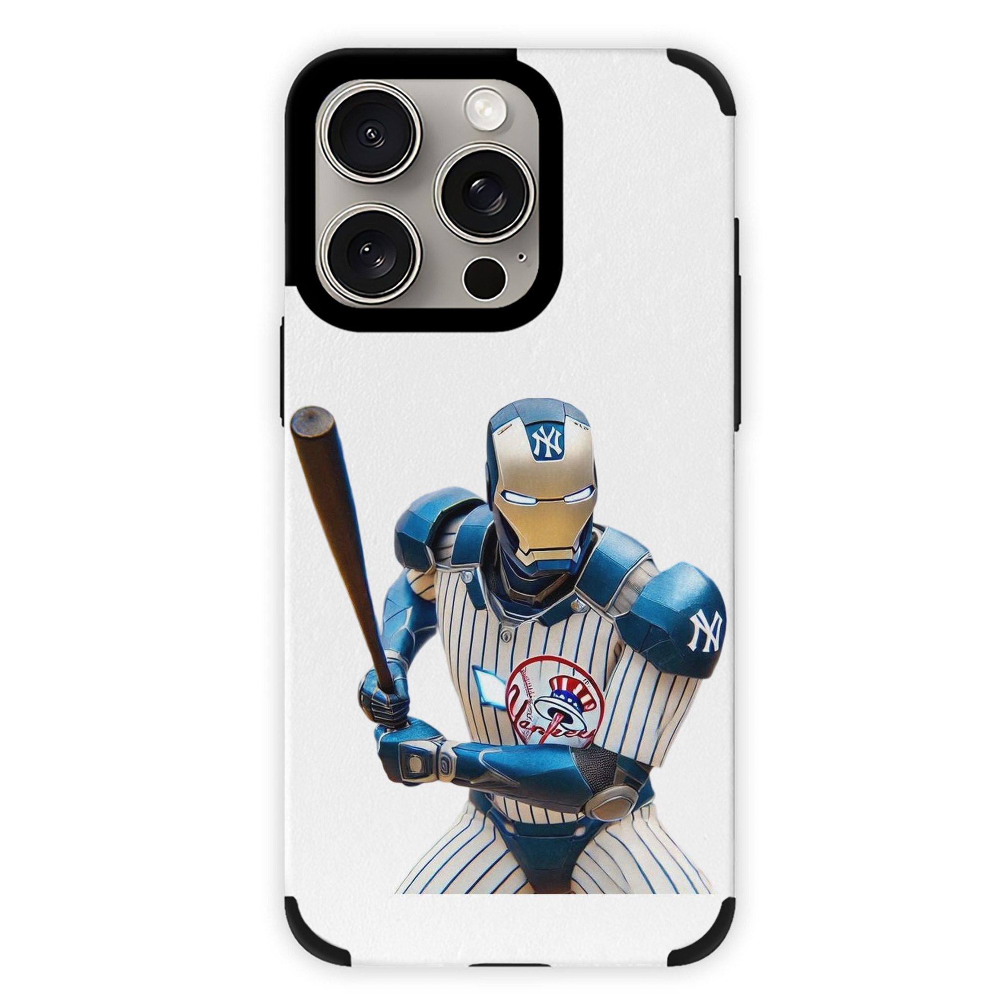 New York Yankees 283 IPhone 15 Pro Max PU Leather Case – Soft Lining, 360° Protection – Precise Fit, 3D Buttons, Easy Charging – Anti-Yellowing, Easy To Clean