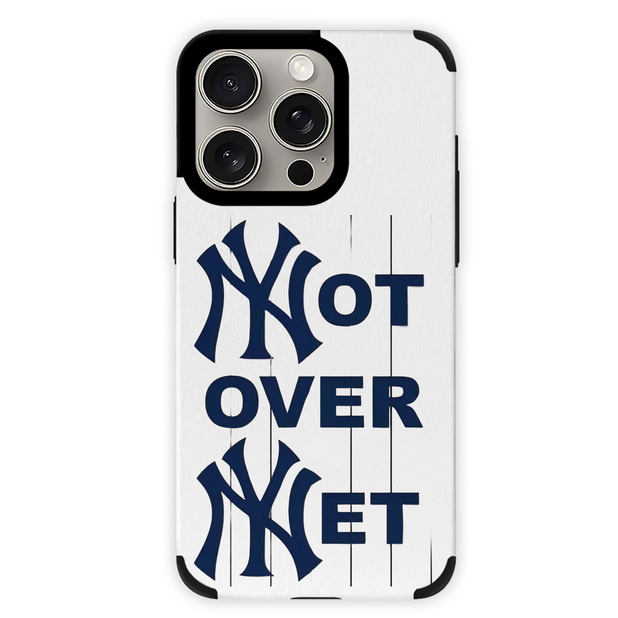 New York Yankees Not over Net IPhone 15 Pro Max PU Leather Case – Soft Lining, 360° Protection – Precise Fit, 3D Buttons, Easy Charging – Anti-Yellowing, Easy To Clean
