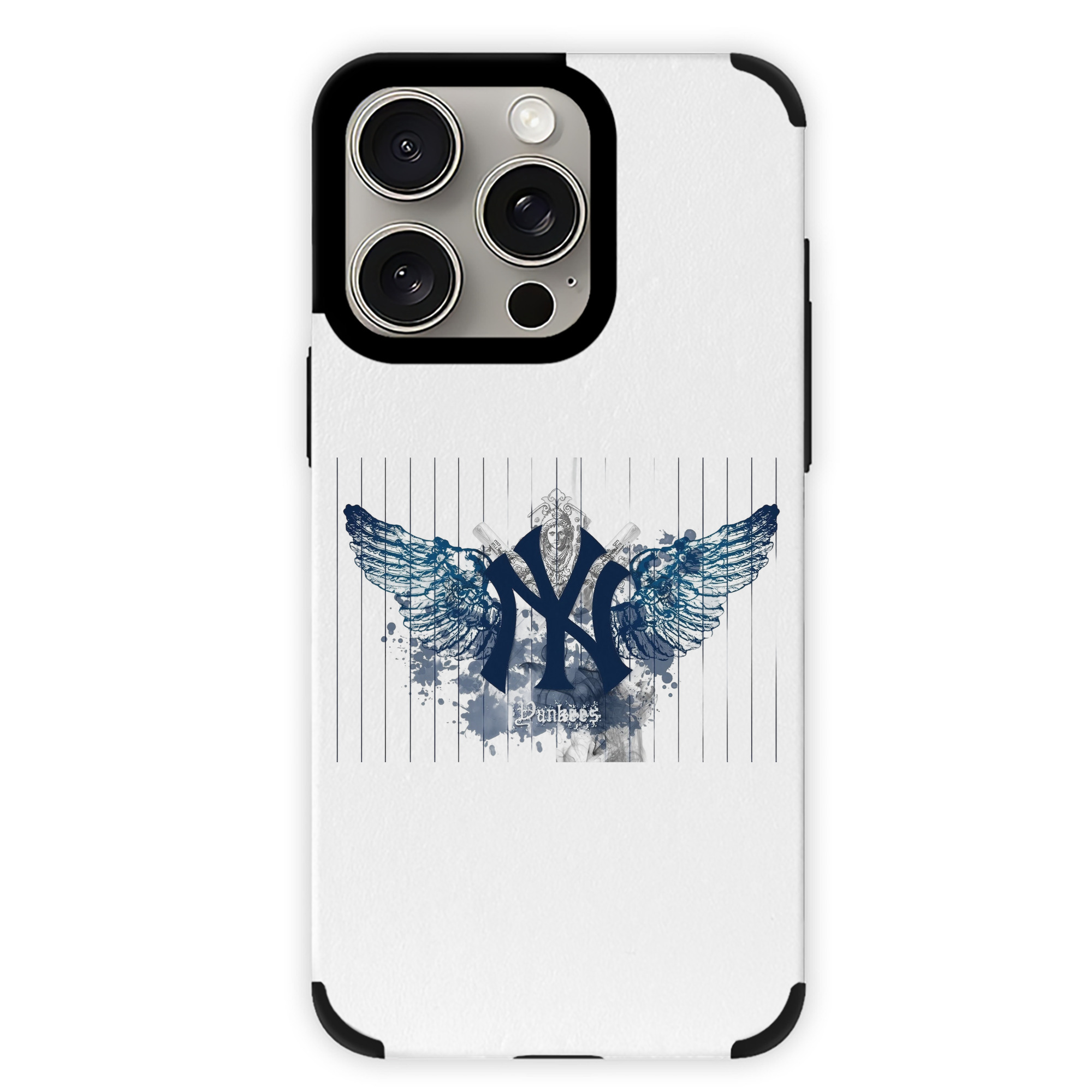 New York Yankees 293 IPhone 15 Pro Max PU Leather Case – Soft Lining, 360° Protection – Precise Fit, 3D Buttons, Easy Charging – Anti-Yellowing, Easy To Clean