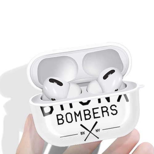 New York Yankees The Bronx Bombers 1903 AirPods Pro Hard Case White With Keychain, Durable Flexible PC, Precise Cutouts, Anti-Fingerprint, Yellowing & Scratch Resistant, Full Protection, Washable