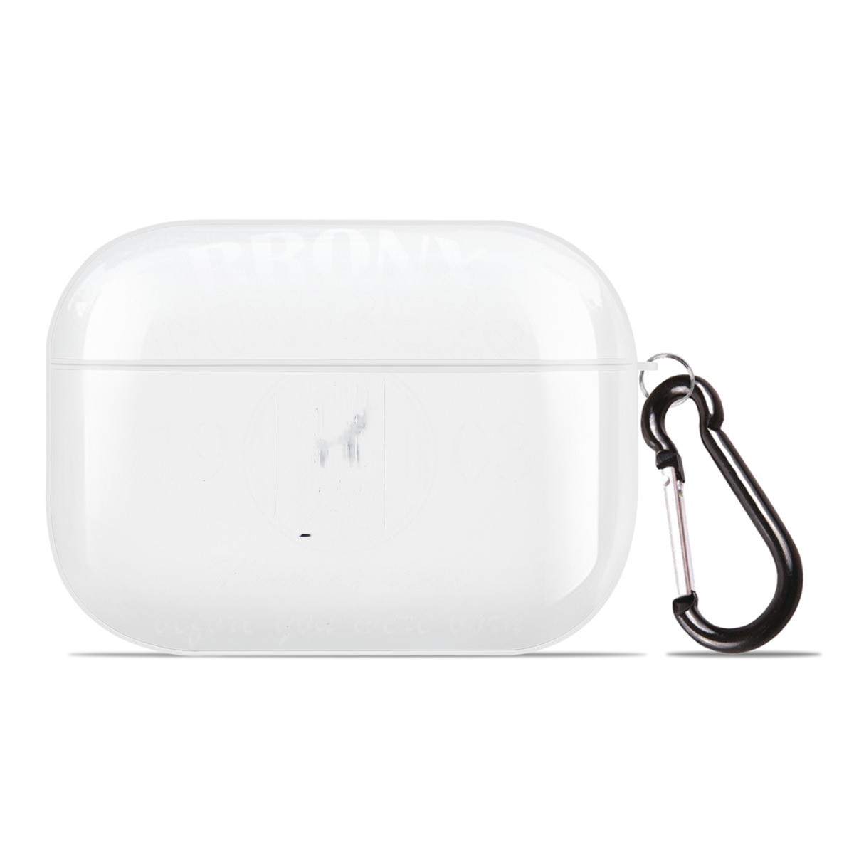 New York Yankees 33 AirPods Pro Hard Case White With Keychain, Durable Flexible PC, Precise Cutouts, Anti-Fingerprint, Yellowing & Scratch Resistant, Full Protection, Washable