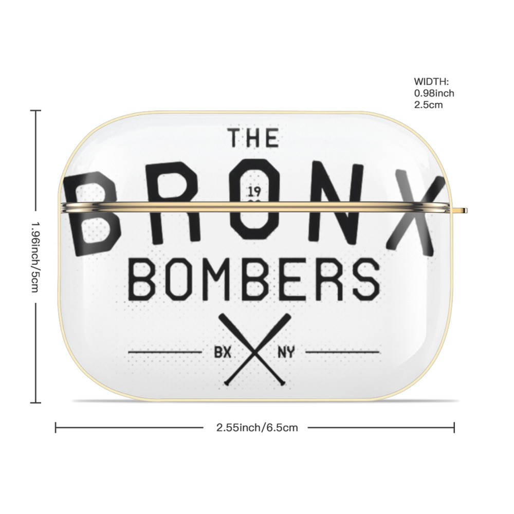 New York Yankees The Bronx Bombers 1903 Luxury Gold AirPods Pro Case With Keychain, Flexible PC Material, Full Protection, Precise Cutouts, Anti-Fingerprint, Washable, Durable Design