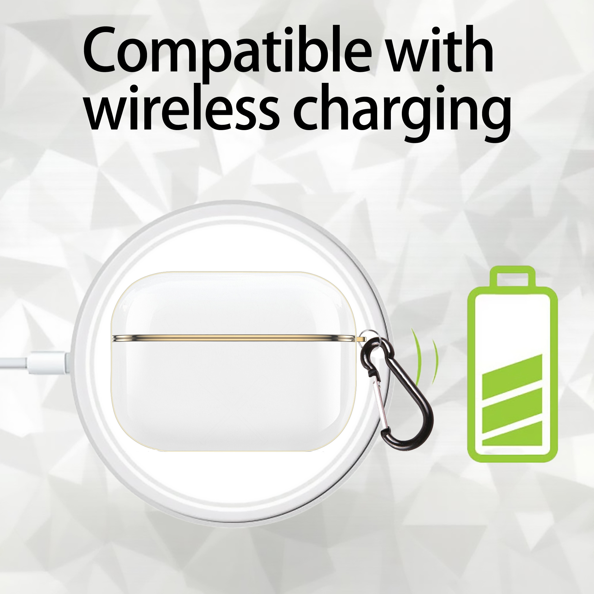 New York Yankees 45 Luxury Gold AirPods Pro Case With Keychain, Flexible PC Material, Full Protection, Precise Cutouts, Anti-Fingerprint, Washable, Durable Design