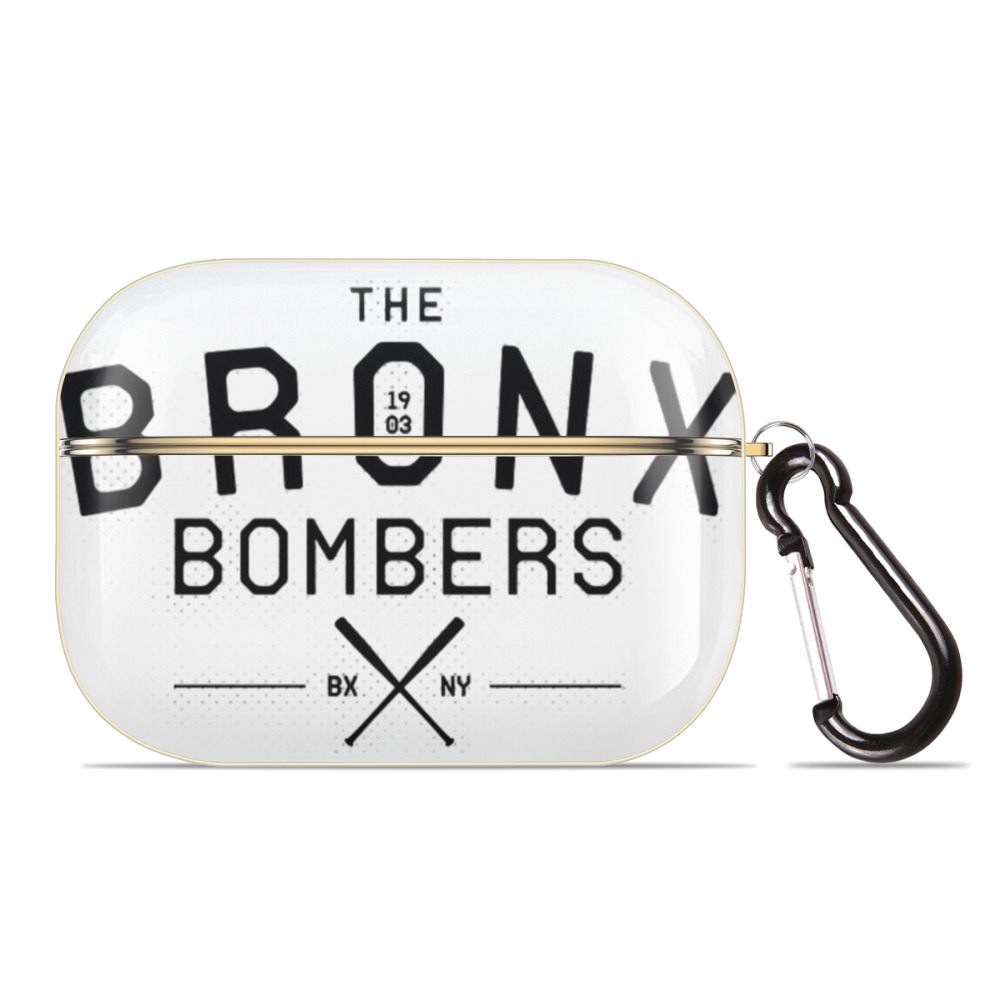 New York Yankees The Bronx Bombers 1903 Luxury Gold AirPods Pro Case With Keychain, Flexible PC Material, Full Protection, Precise Cutouts, Anti-Fingerprint, Washable, Durable Design