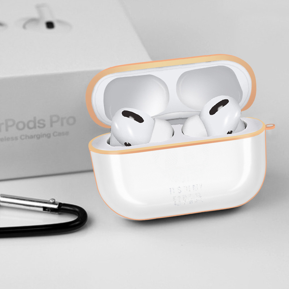 New York Yankees It's In My DNA AirPods Pro Protective Case Rose Gold, Flexible PC Material, Precise Fit, Anti-Slip Cover, Full Protection, Fingerprint Resistant, Washable With Keychain