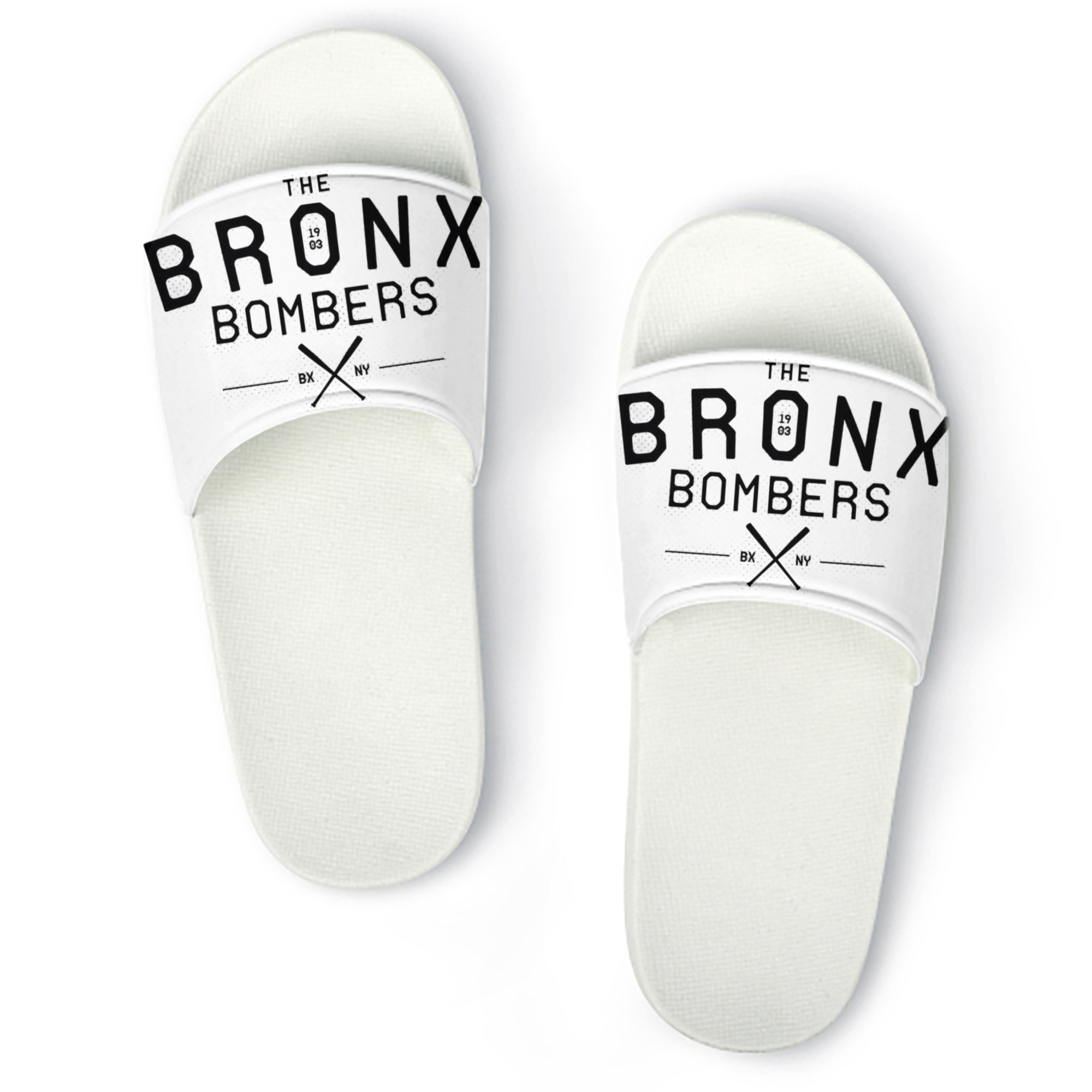 New York Yankees The Bronx Bombers 1903 PVC Home Slippers For Men & Women – Durable, Comfortable, Waterproof, Non-Slip, Stylish Casual Indoor & Outdoor Sandals