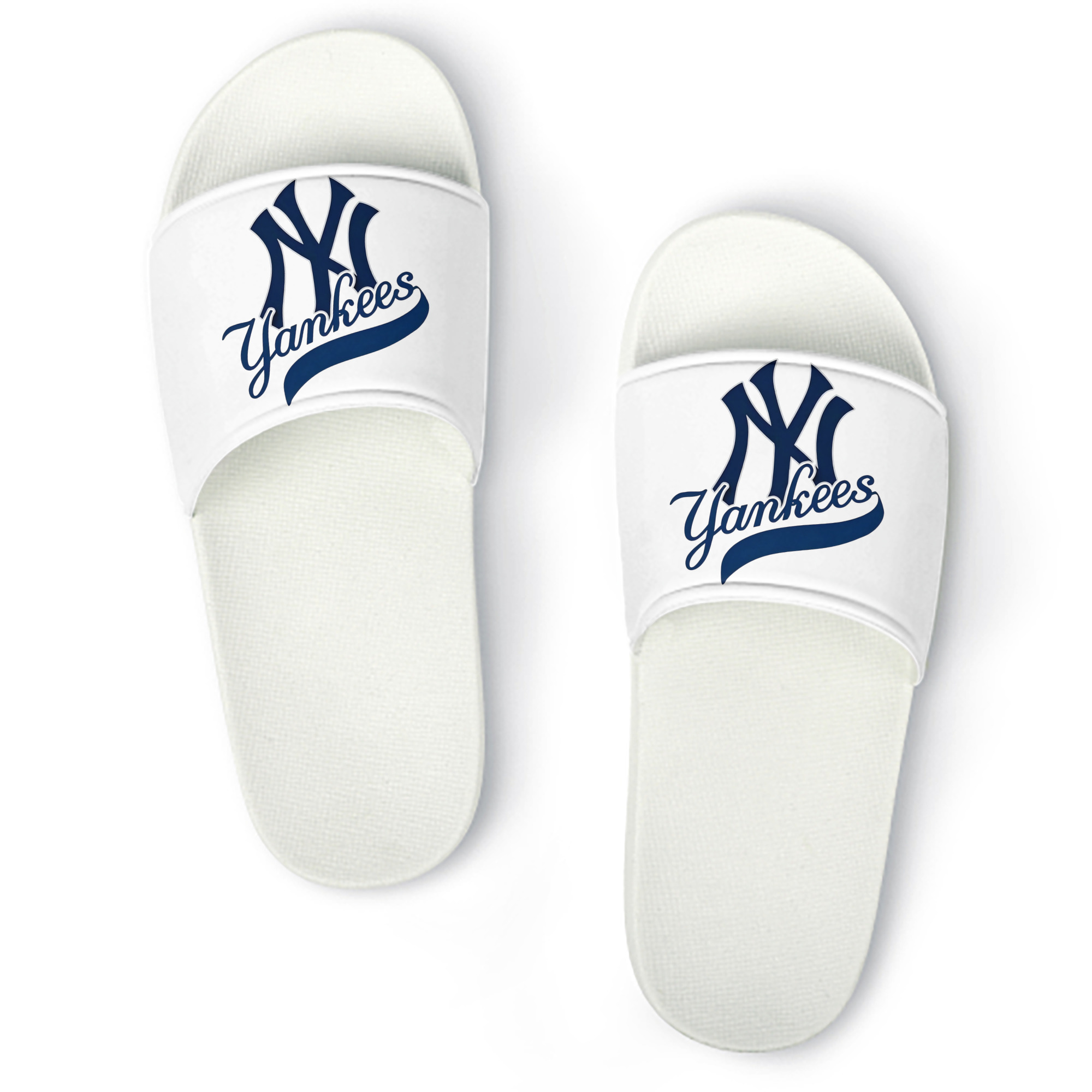 New York Yankees Logo PVC Home Slippers For Men & Women – Durable, Comfortable, Waterproof, Non-Slip, Stylish Casual Indoor & Outdoor Sandals