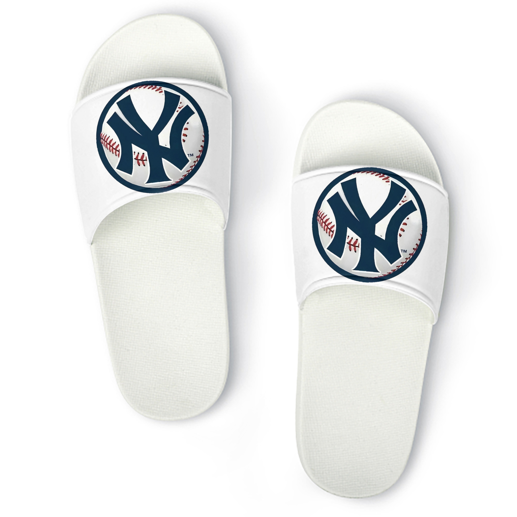 New York Yankees Baseball PVC Home Slippers For Men & Women – Durable, Comfortable, Waterproof, Non-Slip, Stylish Casual Indoor & Outdoor Sandals