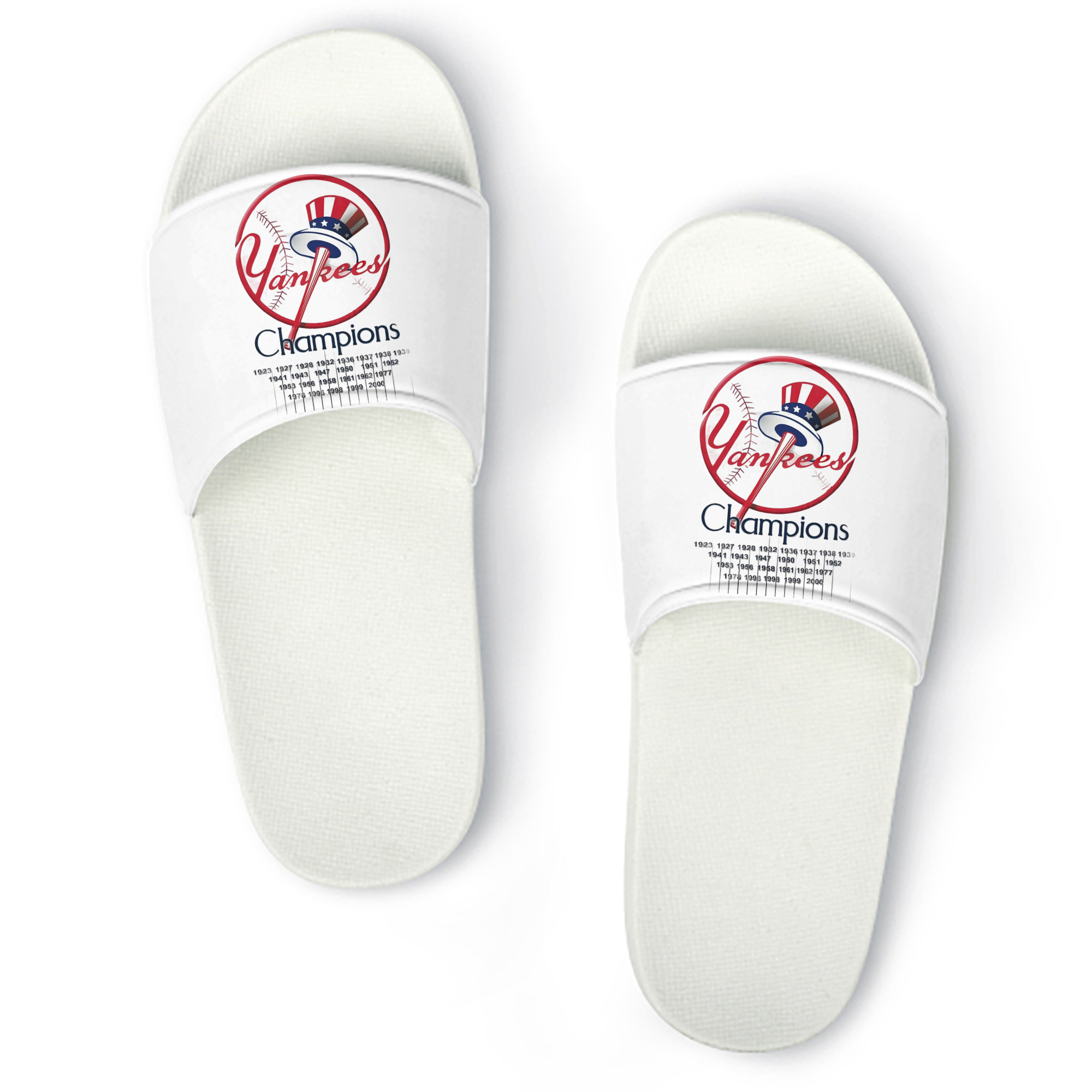 New York Yankees 56 PVC Home Slippers For Men & Women – Durable, Comfortable, Waterproof, Non-Slip, Stylish Casual Indoor & Outdoor Sandals