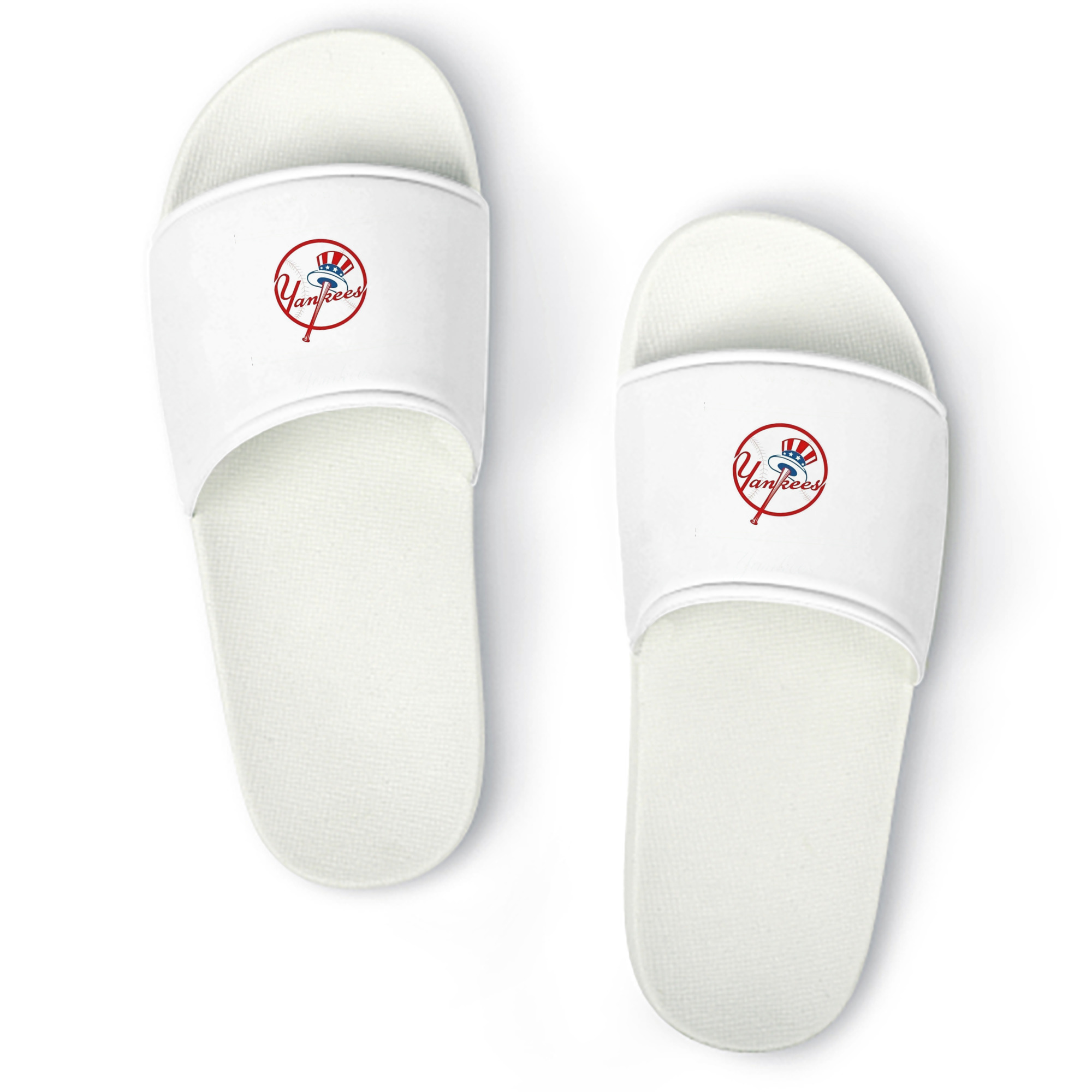 New York Yankees Logo PVC Home Slippers For Men & Women – Durable, Comfortable, Waterproof, Non-Slip, Stylish Casual Indoor & Outdoor Sandals