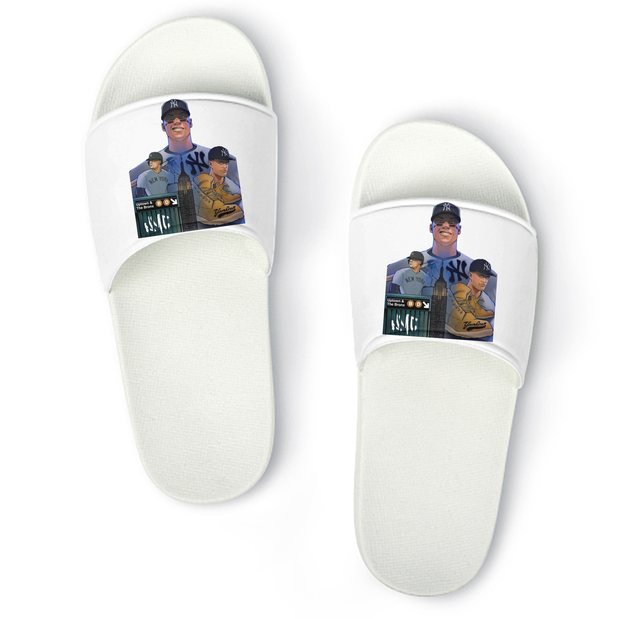 New York Yankees 273 PVC Home Slippers For Men & Women – Durable, Comfortable, Waterproof, Non-Slip, Stylish Casual Indoor & Outdoor Sandals