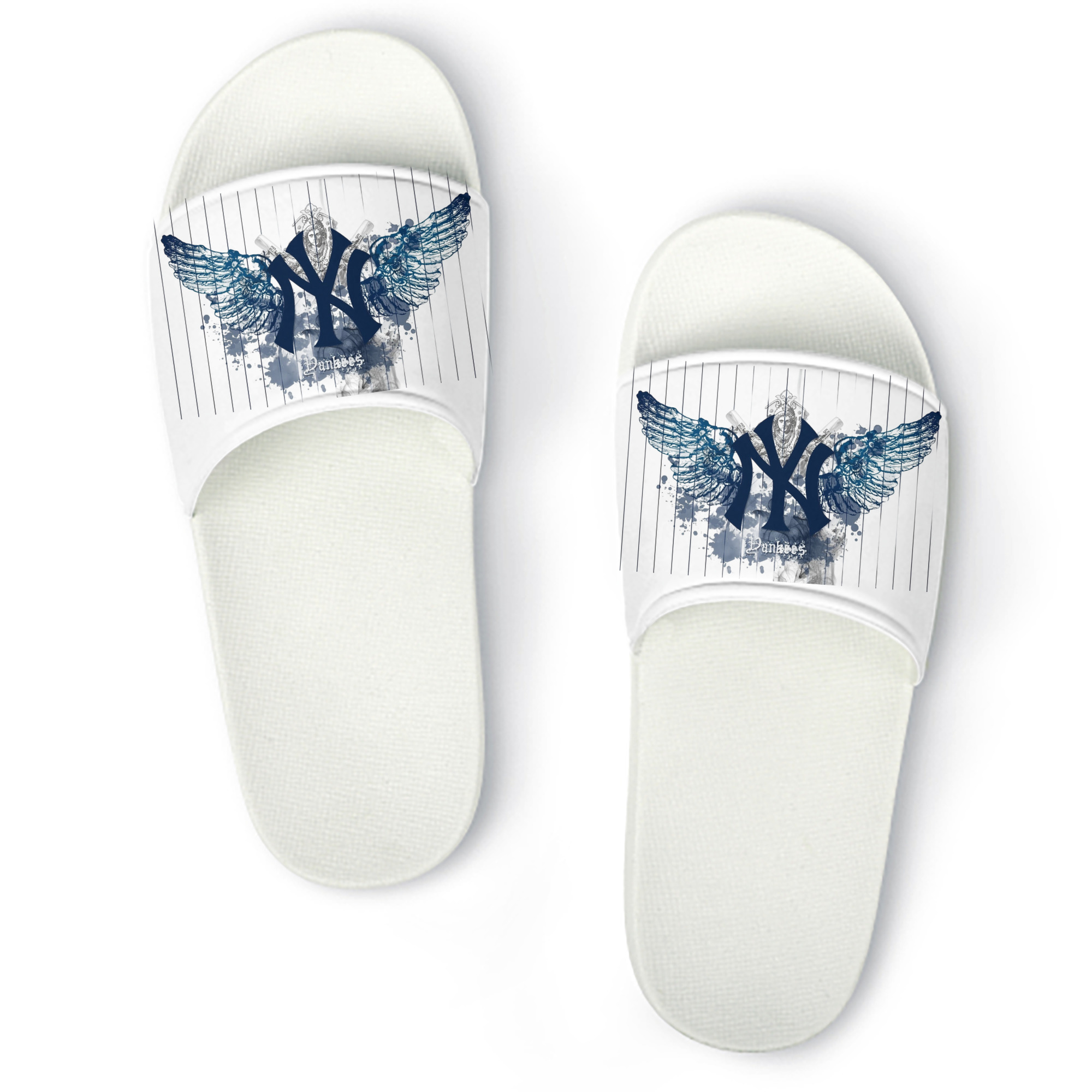New York Yankees 293 PVC Home Slippers For Men & Women – Durable, Comfortable, Waterproof, Non-Slip, Stylish Casual Indoor & Outdoor Sandals