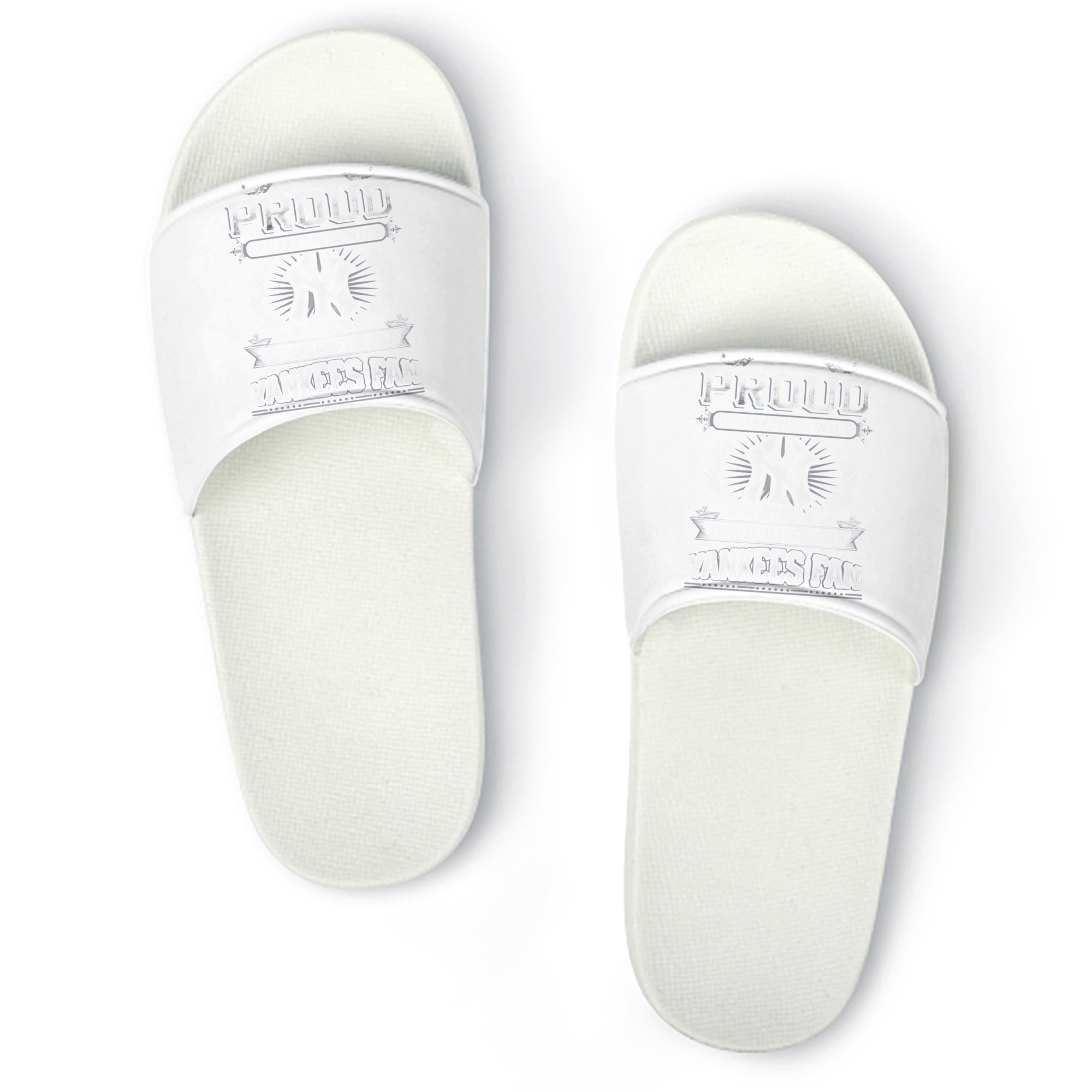 New York Yankees 275 PVC Home Slippers For Men & Women – Durable, Comfortable, Waterproof, Non-Slip, Stylish Casual Indoor & Outdoor Sandals