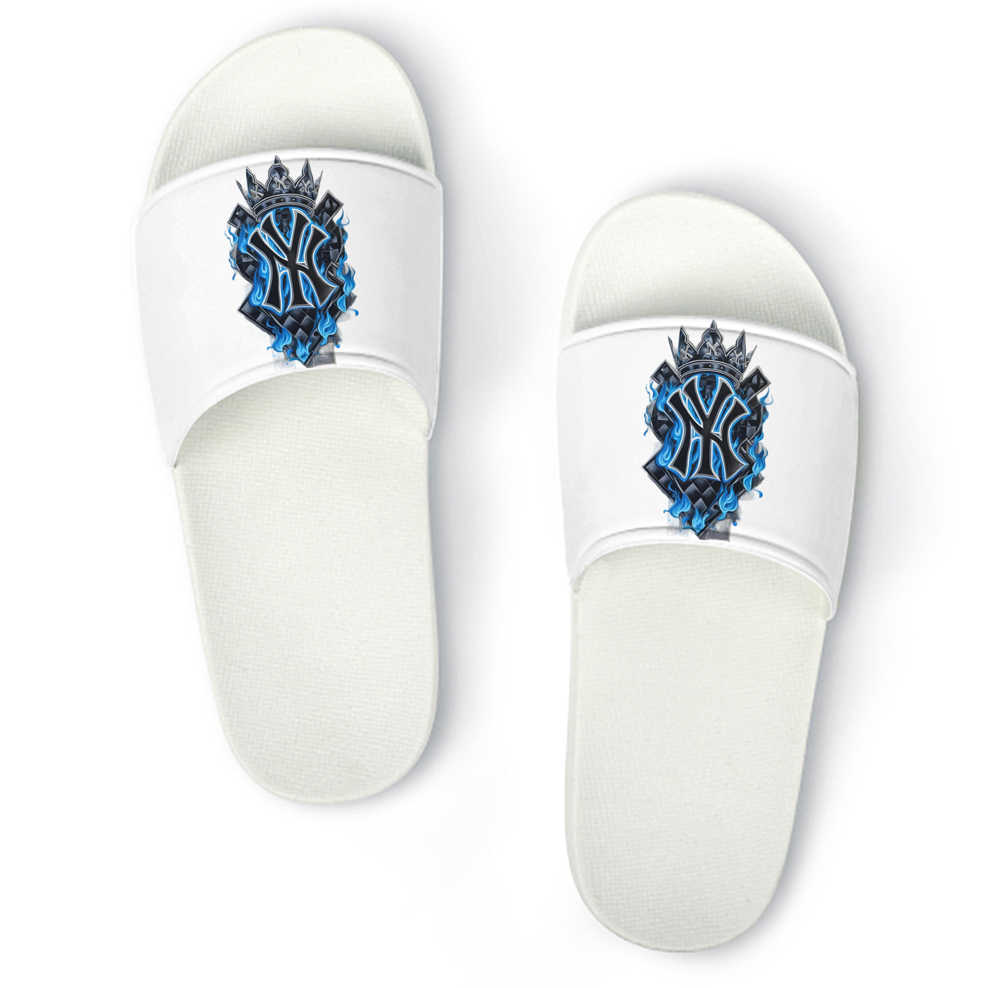 New York Yankees 285 PVC Home Slippers For Men & Women – Durable, Comfortable, Waterproof, Non-Slip, Stylish Casual Indoor & Outdoor Sandals