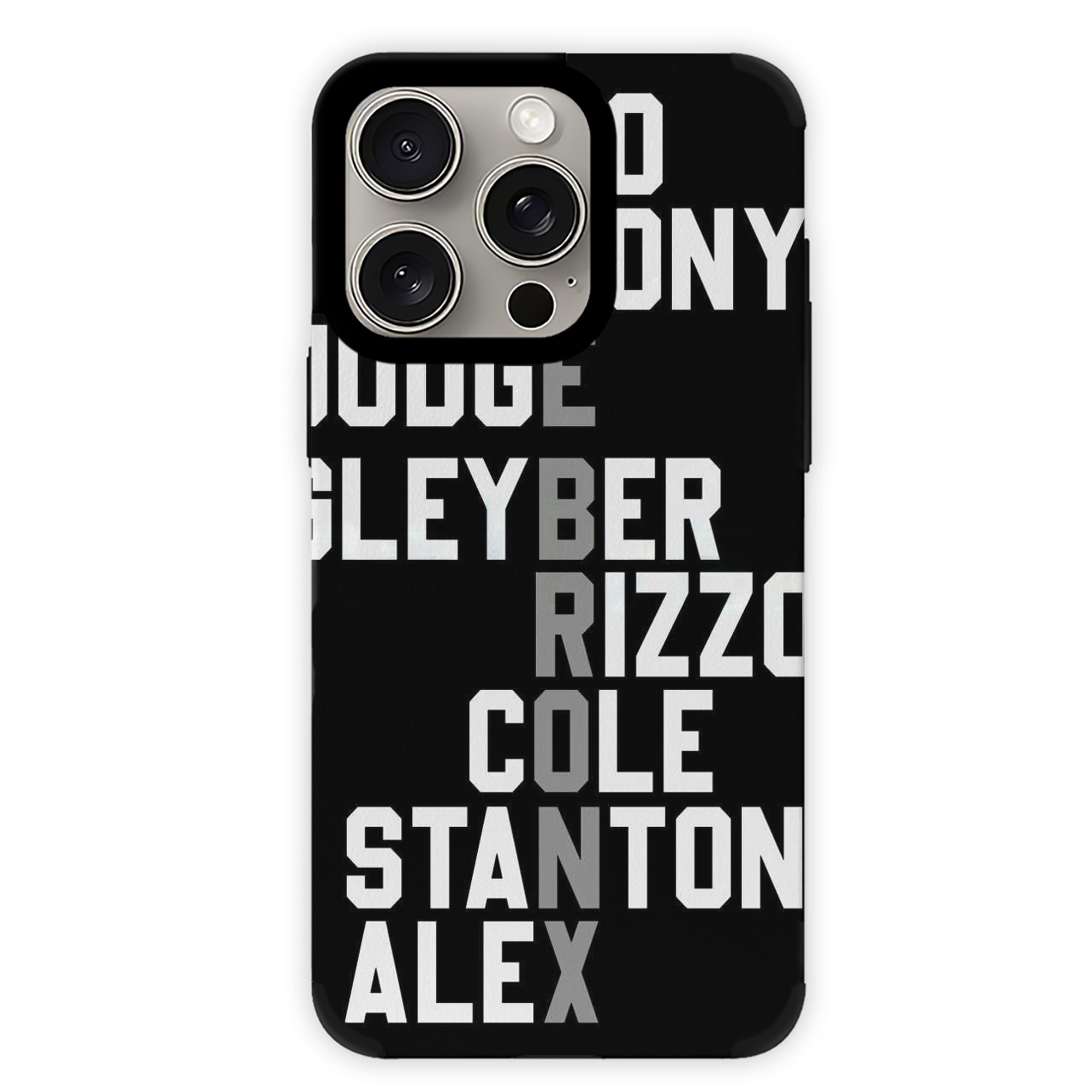 New York Yankees The Bronx Baseball Player Name IPhone 15 Pro Max PU Leather Case – Soft Lining, 360° Protection – Precise Fit, 3D Buttons, Easy Charging – Anti-Yellowing, Easy To Clean