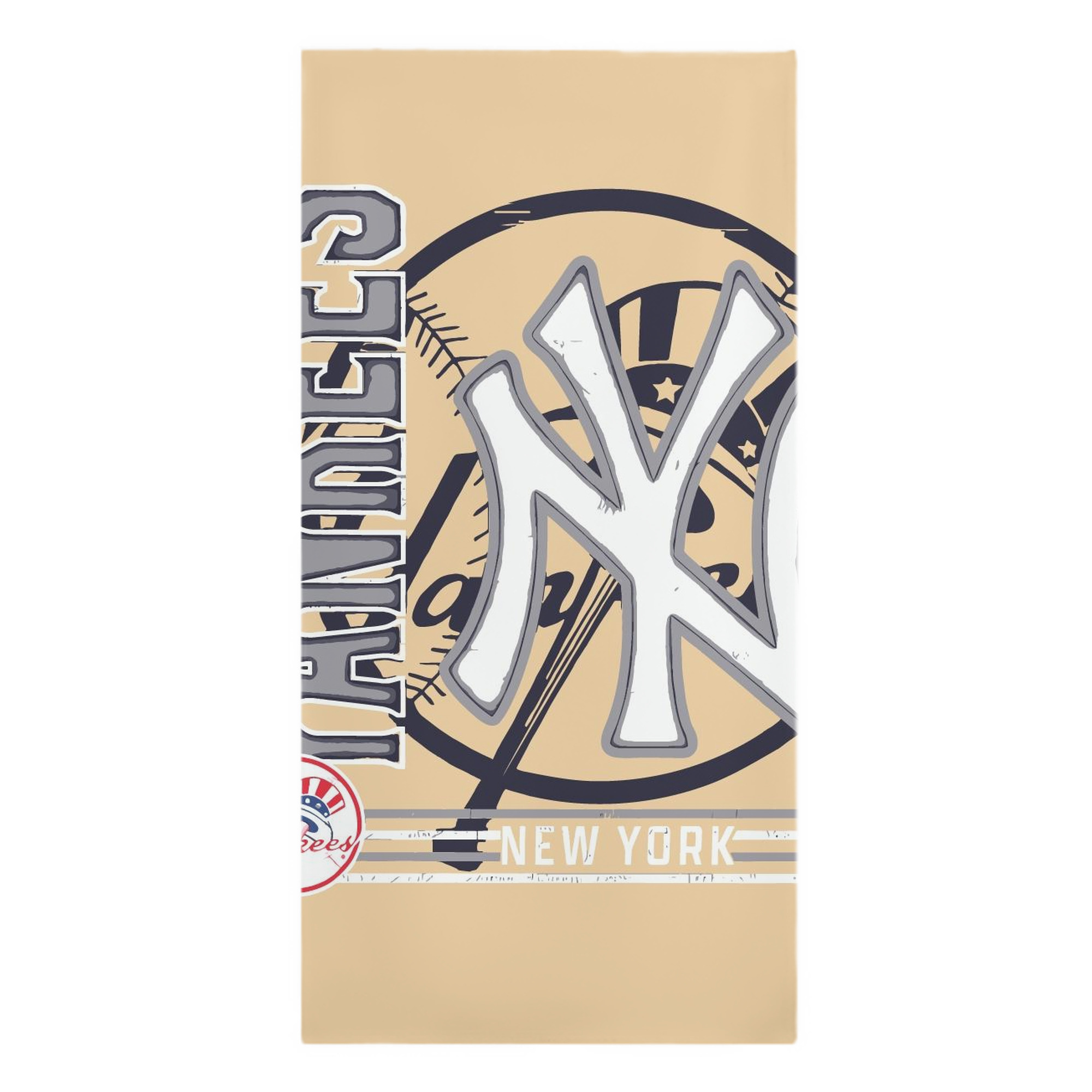 Vintage New York Yankees Logo In Crisp Premium Microfiber Beach Towel – Soft, Large Size, Multi-Purpose For Beach, Picnic & Kids, Lightweight & Portable With Carry Bag, Easy Care