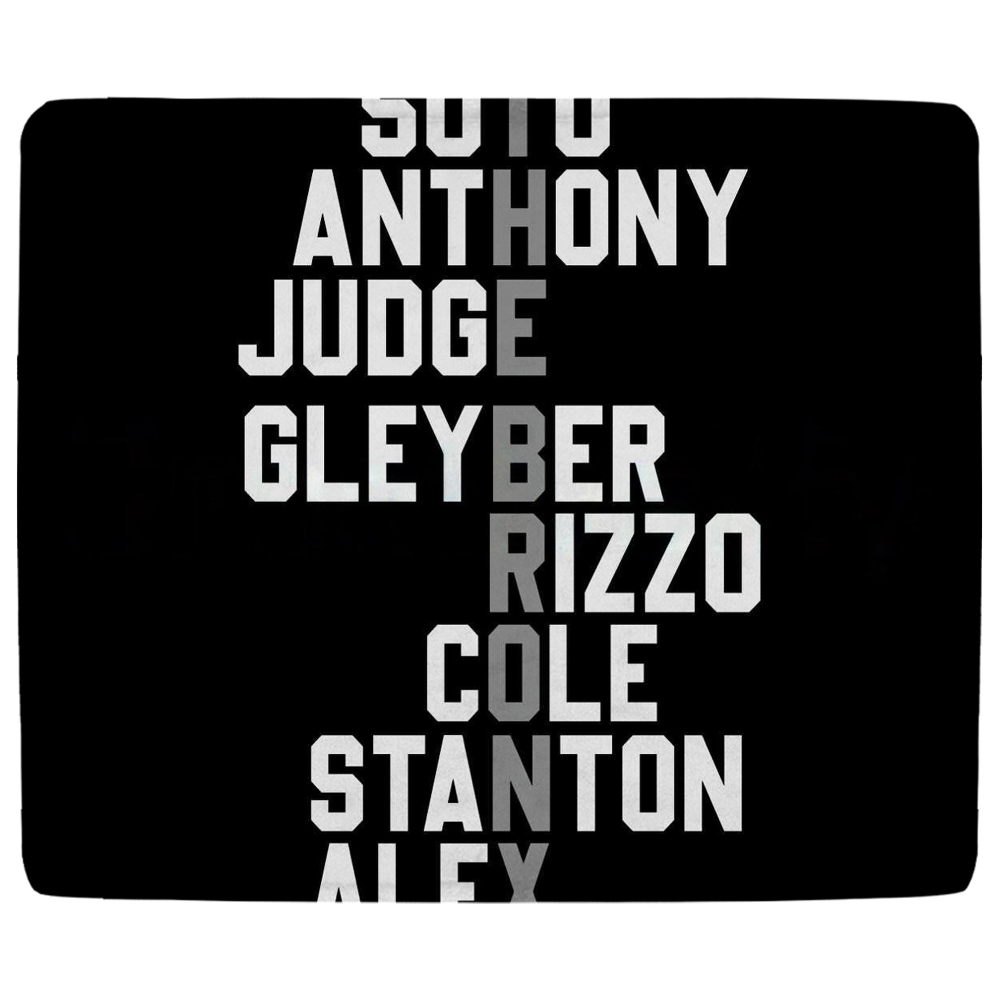 New York Yankees The Bronx Baseball Player Name Soft Fleece Throw Blanket 50 X 60 Inch – Super Soft, Lightweight, And Durable – Perfect For Sofa, Bed, Camping, And More – Ideal Gift For Family And Friends