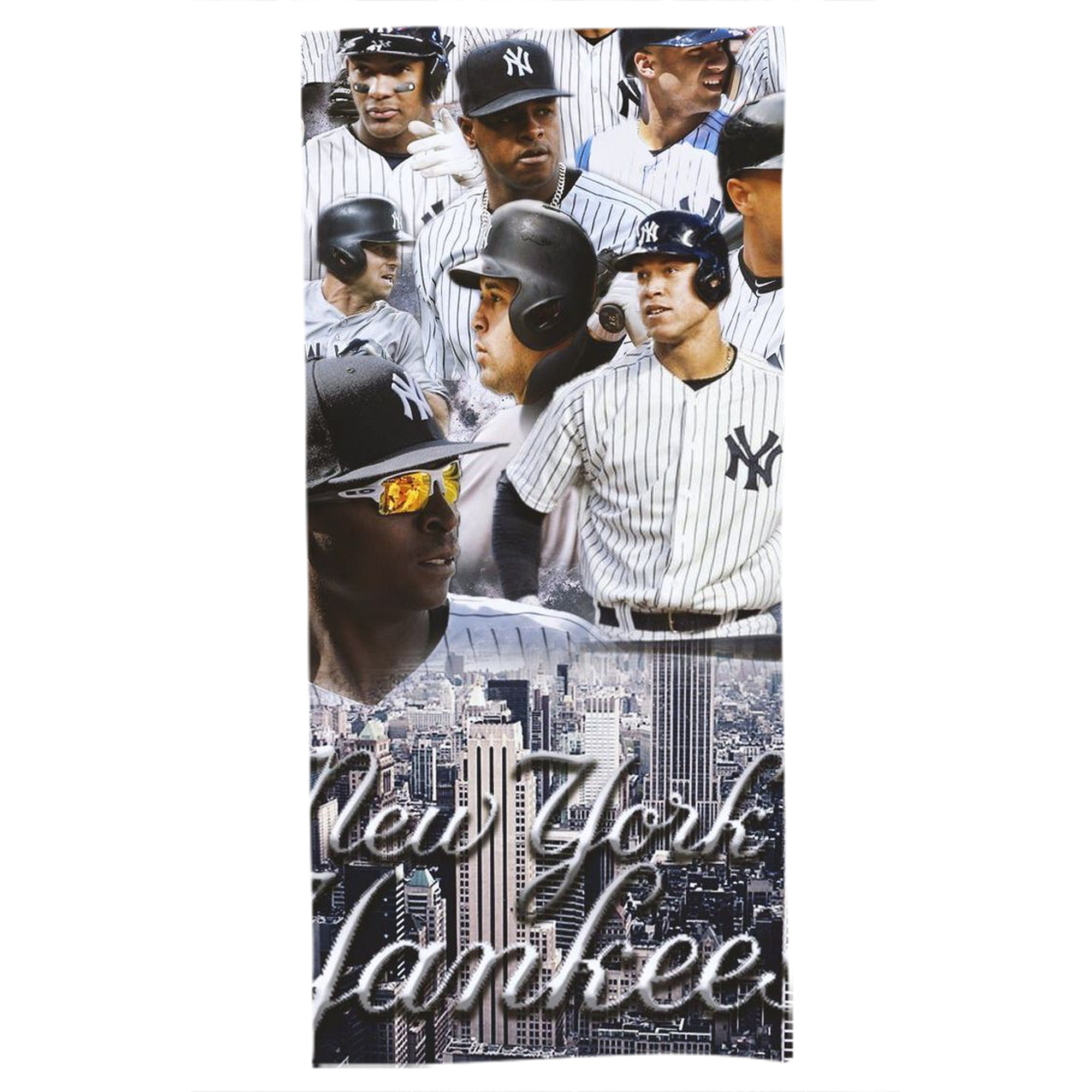 New York Yankees 101 Bath Towel 70x140 Cm – Soft & Quick Drying Polyester Shower Towel For Adults – Highly Absorbent, Lightweight, Skin-Friendly, Machine Washable – Ideal For Bathroom, Gym, Travel
