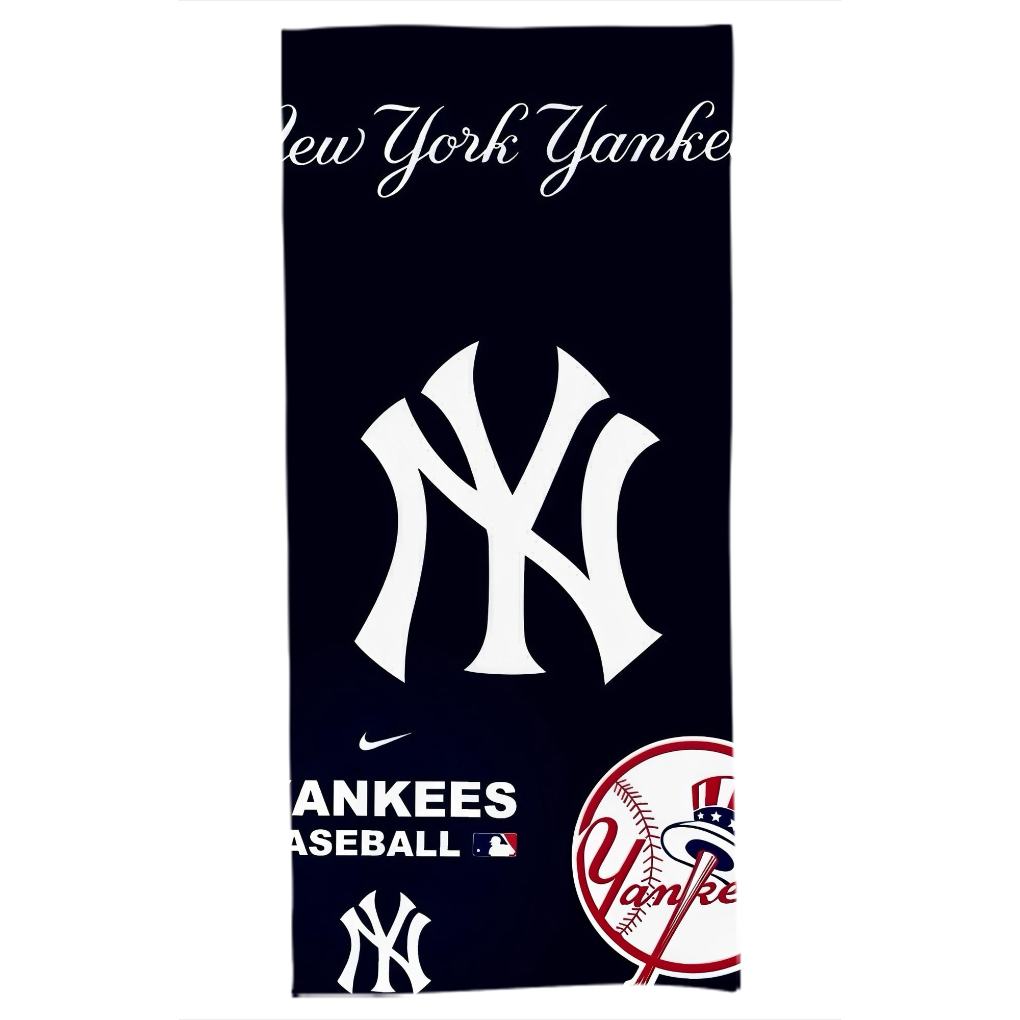 New York Yankees 122 Bath Towel 70x140 Cm – Soft & Quick Drying Polyester Shower Towel For Adults – Highly Absorbent, Lightweight, Skin-Friendly, Machine Washable – Ideal For Bathroom, Gym, Travel