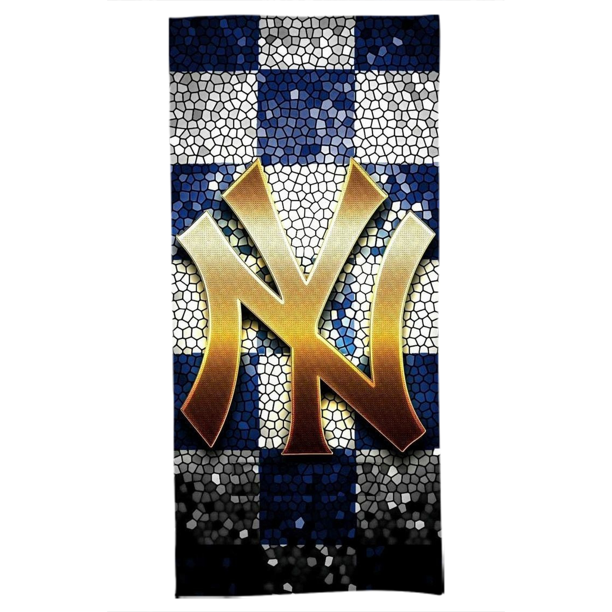 New York Yankees 129 Bath Towel 70x140 Cm – Soft & Quick Drying Polyester Shower Towel For Adults – Highly Absorbent, Lightweight, Skin-Friendly, Machine Washable – Ideal For Bathroom, Gym, Travel