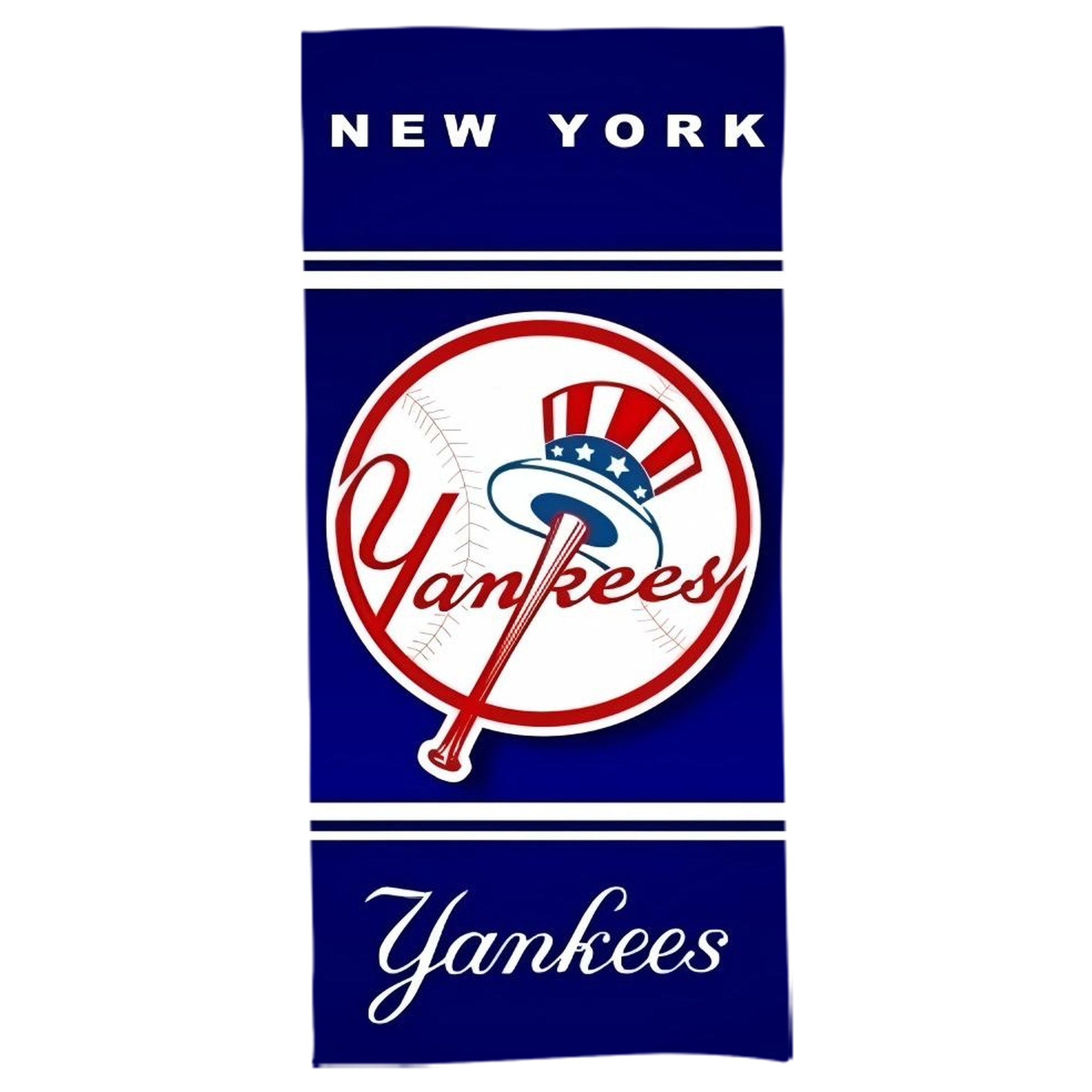 New York Yankees 139 Bath Towel 70x140 Cm – Soft & Quick Drying Polyester Shower Towel For Adults – Highly Absorbent, Lightweight, Skin-Friendly, Machine Washable – Ideal For Bathroom, Gym, Travel