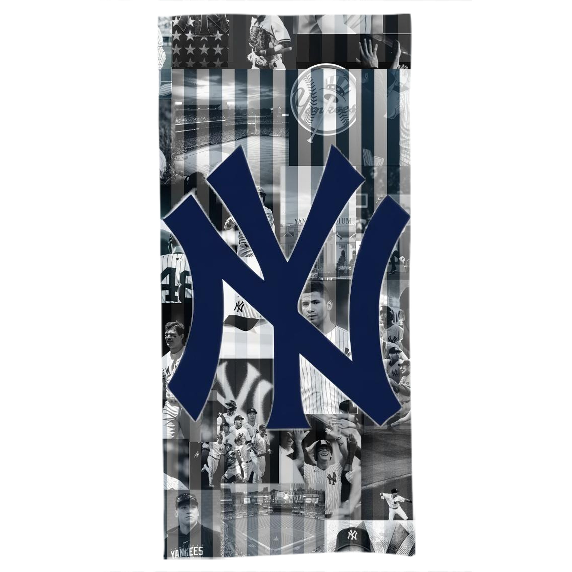 New York Yankees 135 Bath Towel 70x140 Cm – Soft & Quick Drying Polyester Shower Towel For Adults – Highly Absorbent, Lightweight, Skin-Friendly, Machine Washable – Ideal For Bathroom, Gym, Travel