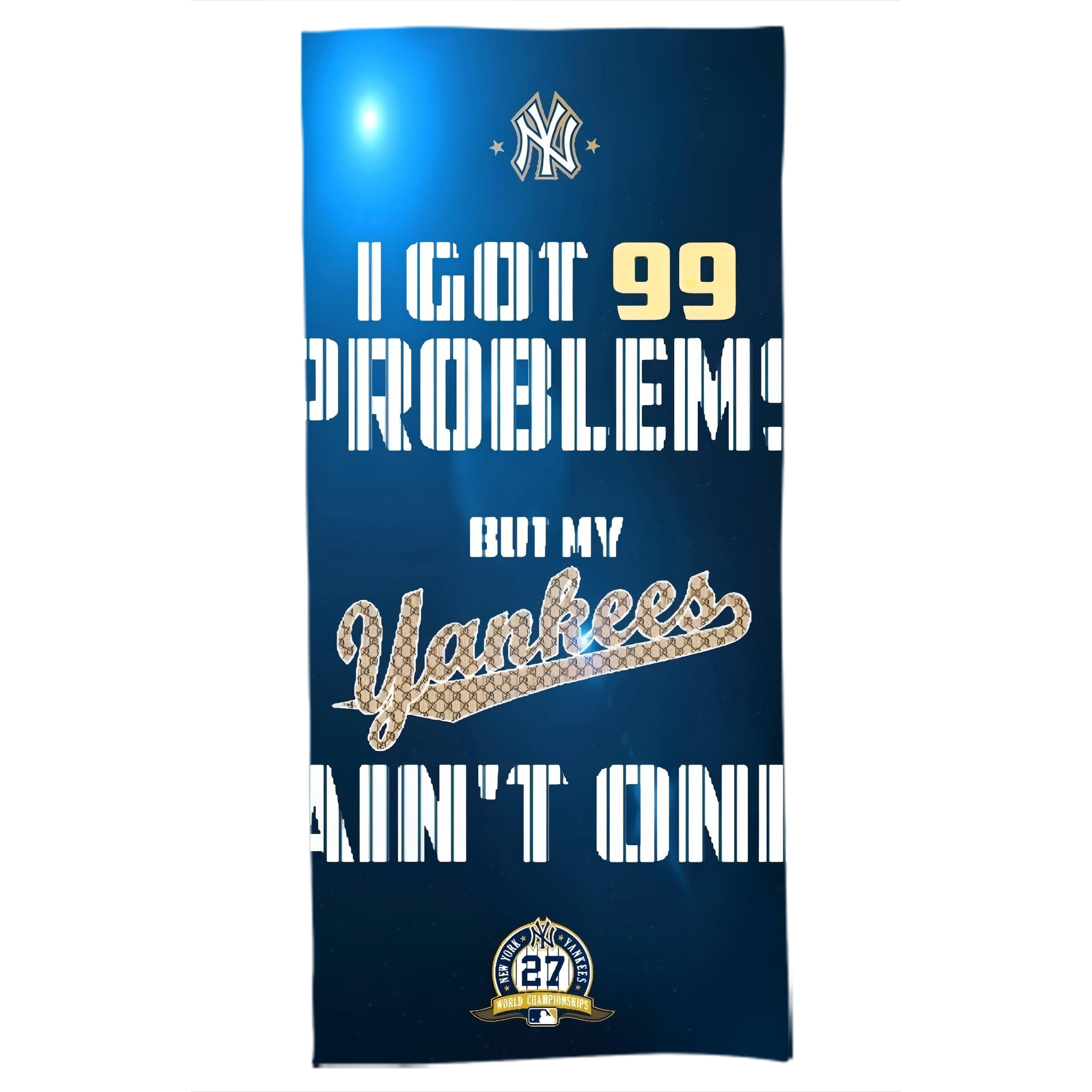 New York Yankees 140 Bath Towel 70x140 Cm – Soft & Quick Drying Polyester Shower Towel For Adults – Highly Absorbent, Lightweight, Skin-Friendly, Machine Washable – Ideal For Bathroom, Gym, Travel