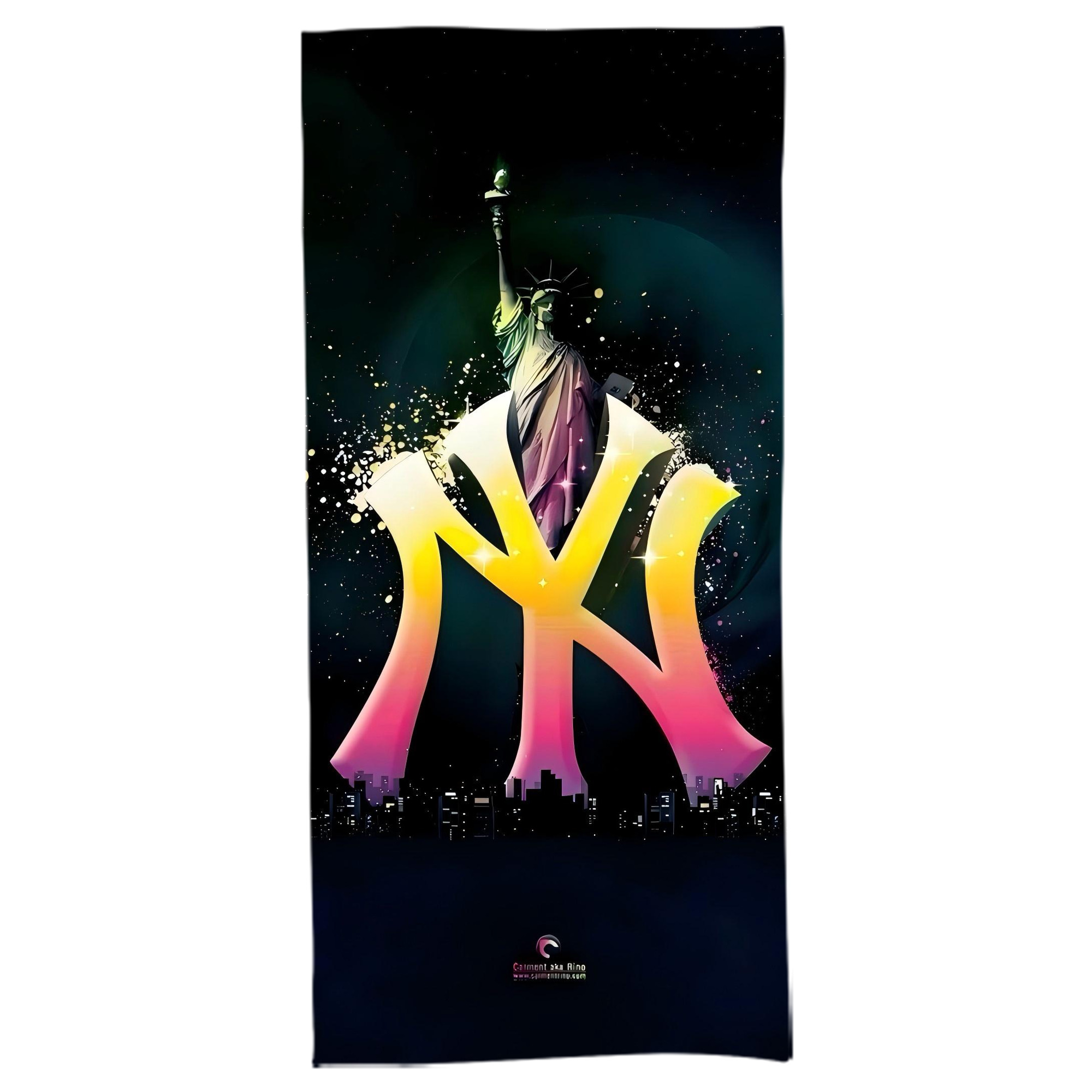 New York Yankees 149 Bath Towel 70x140 Cm – Soft & Quick Drying Polyester Shower Towel For Adults – Highly Absorbent, Lightweight, Skin-Friendly, Machine Washable – Ideal For Bathroom, Gym, Travel