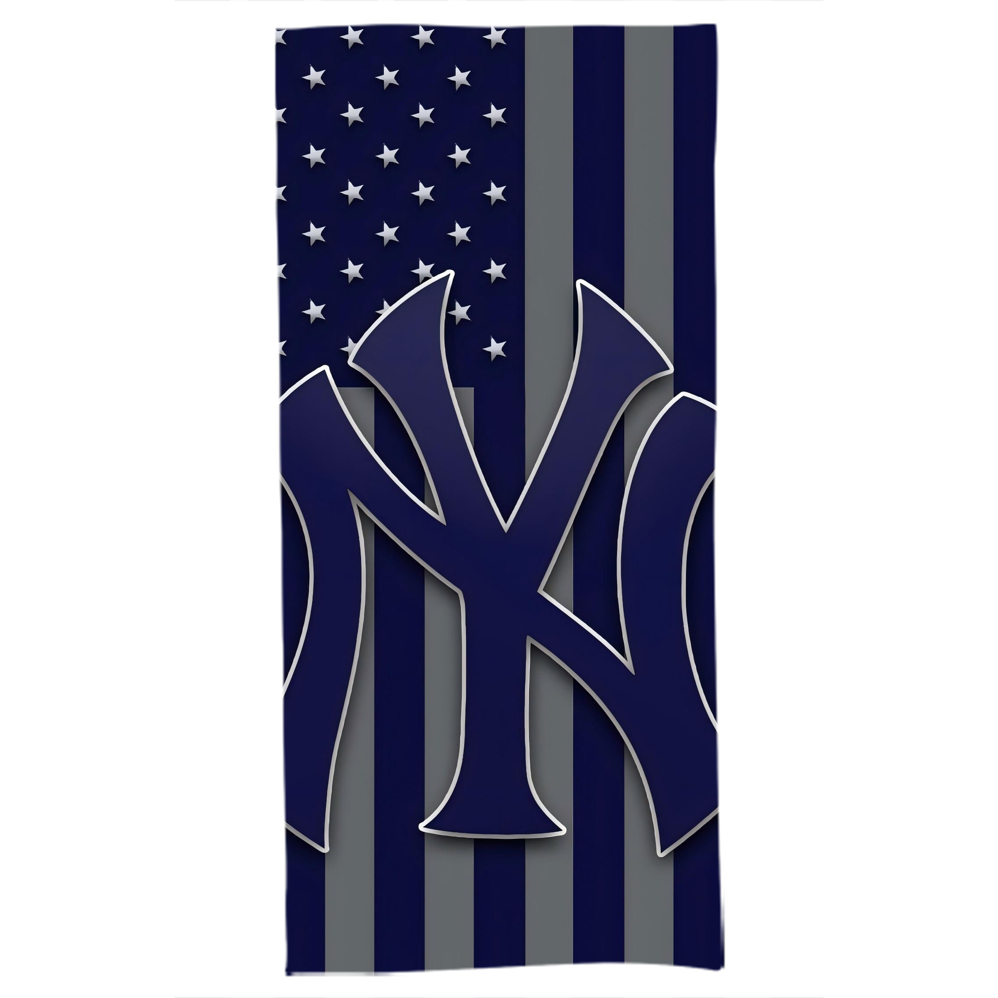 New York Yankees 162 Bath Towel 70x140 Cm – Soft & Quick Drying Polyester Shower Towel For Adults – Highly Absorbent, Lightweight, Skin-Friendly, Machine Washable – Ideal For Bathroom, Gym, Travel