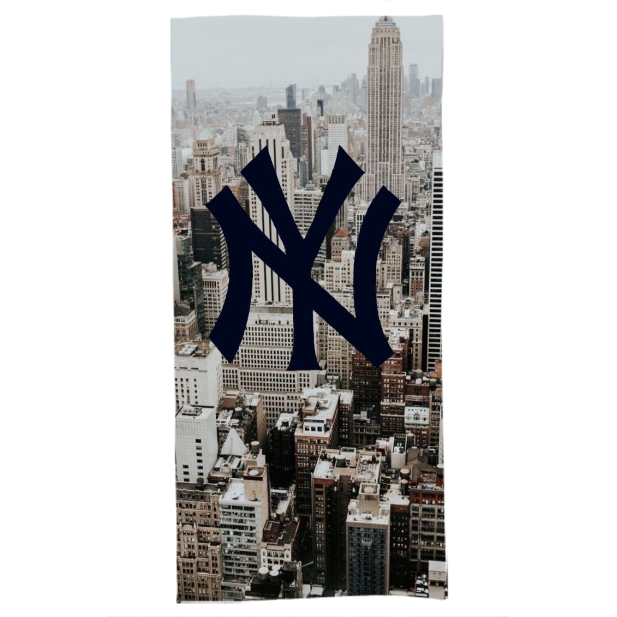 New York Yankees 171 Bath Towel 70x140 Cm – Soft & Quick Drying Polyester Shower Towel For Adults – Highly Absorbent, Lightweight, Skin-Friendly, Machine Washable – Ideal For Bathroom, Gym, Travel