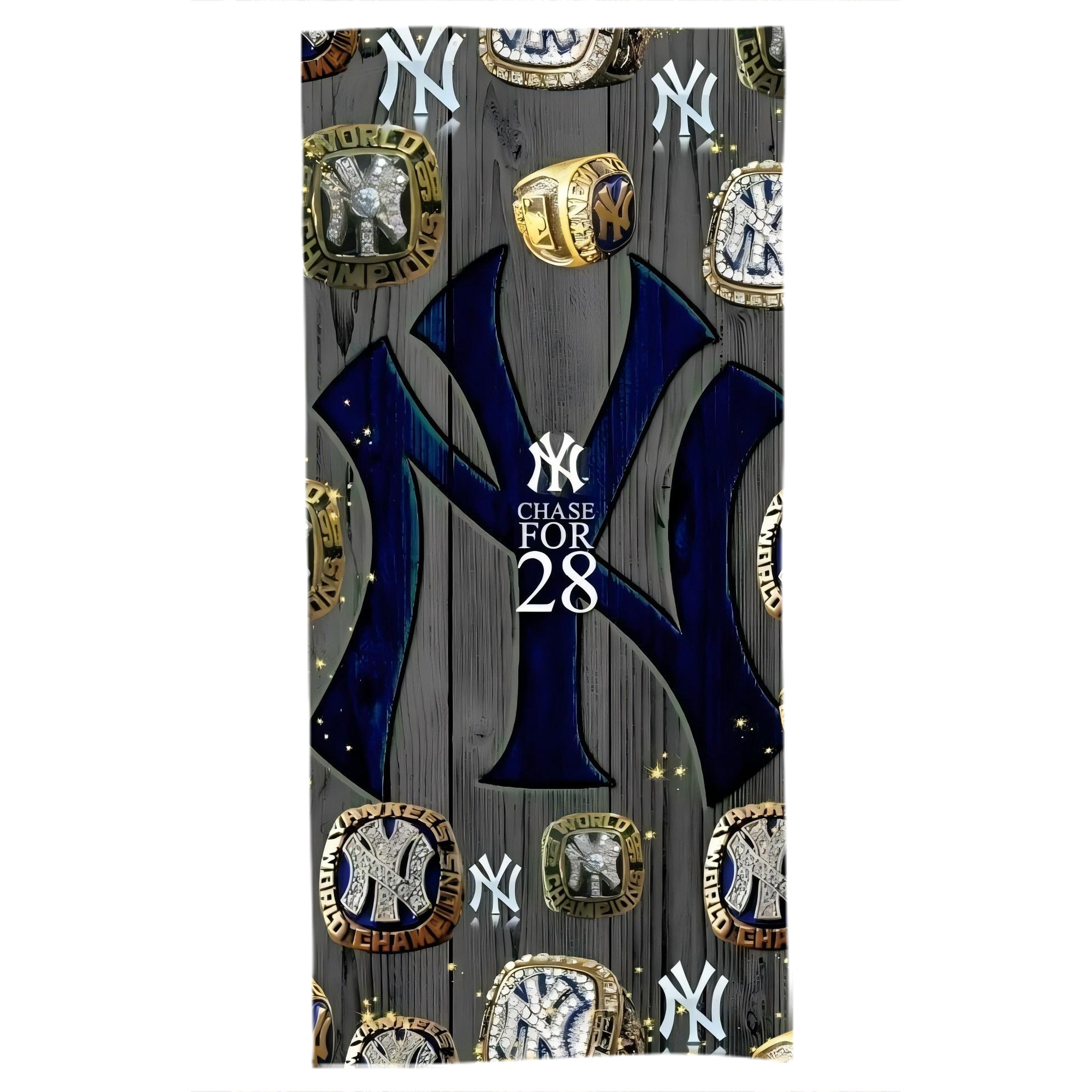 New York Yankees 209 Bath Towel 70x140 Cm – Soft & Quick Drying Polyester Shower Towel For Adults – Highly Absorbent, Lightweight, Skin-Friendly, Machine Washable – Ideal For Bathroom, Gym, Travel